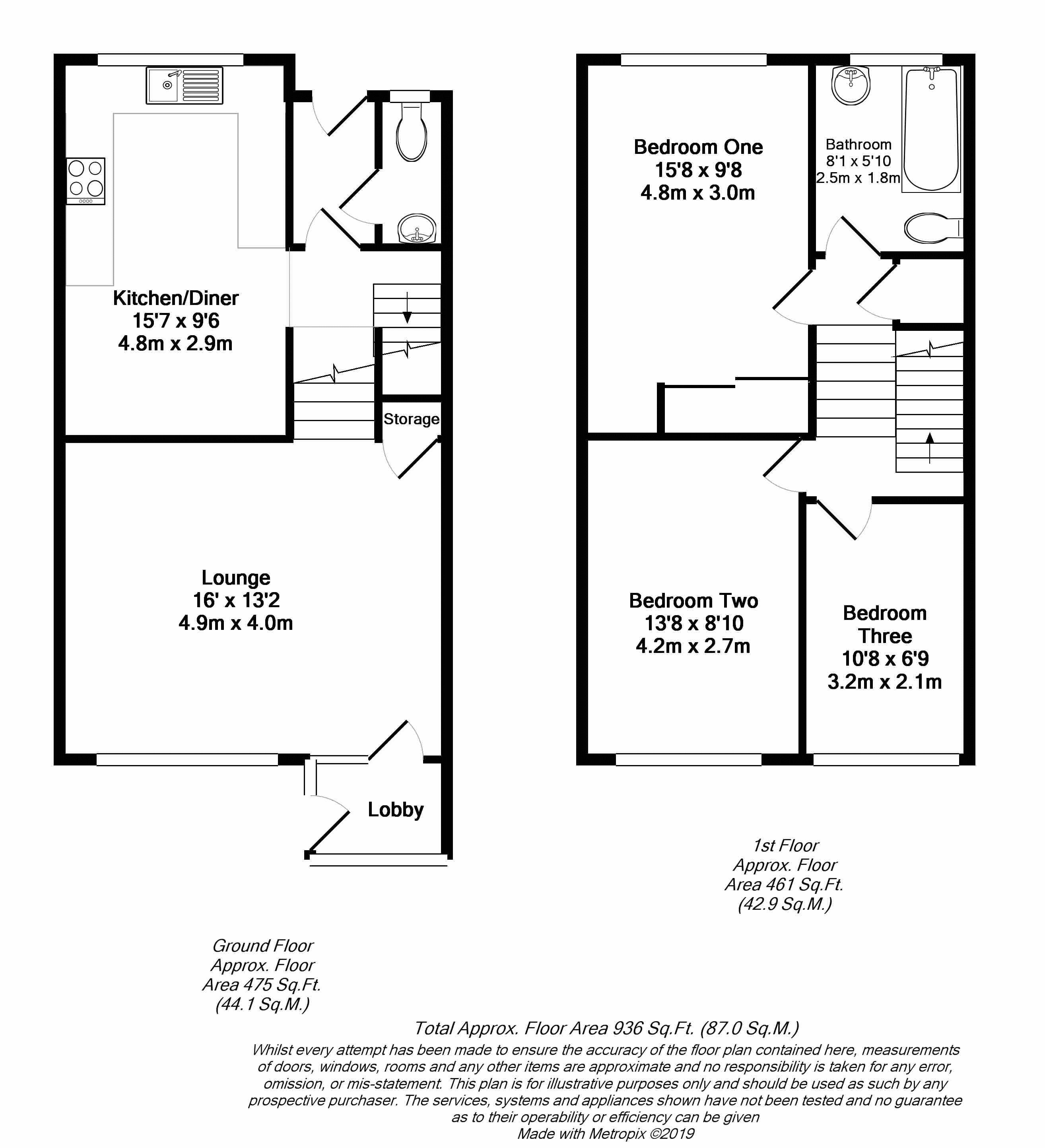 3 Bedrooms Terraced house to rent in Larks Field, Stapleton, Bristol BS16