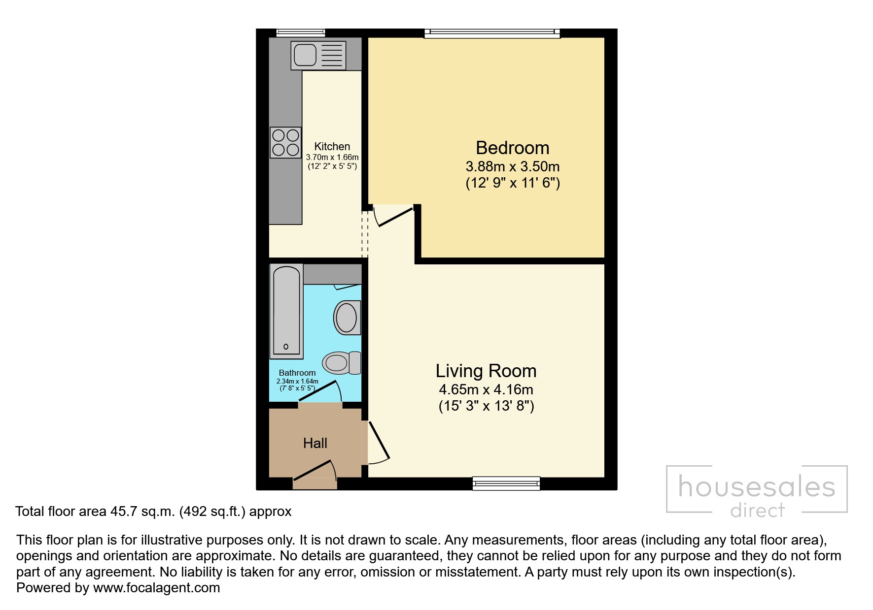 19, Gladstone Place, Aberdeen floorplan