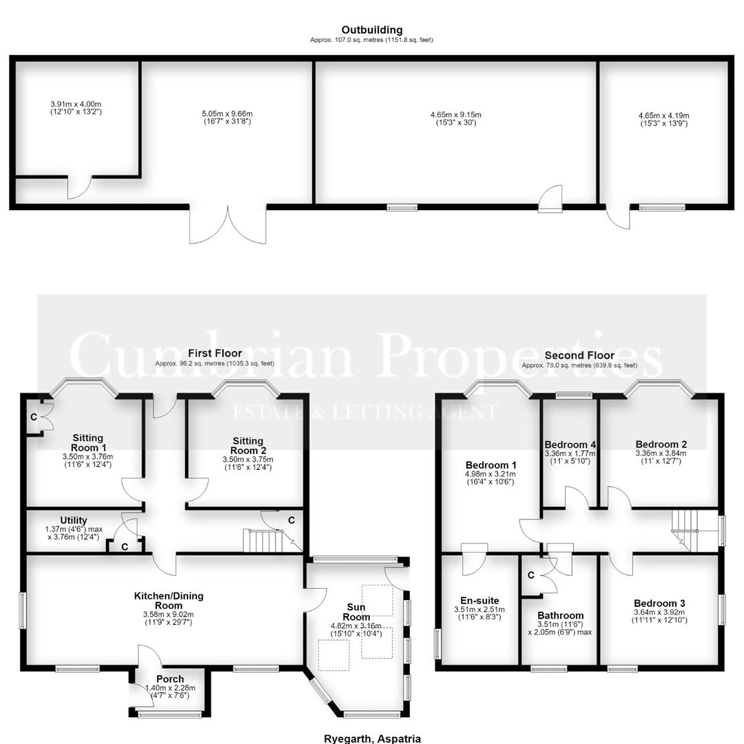 Ryegarth, Hayton, Wigton floorplan