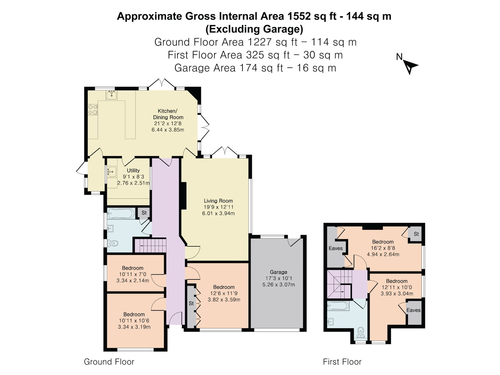105, Woodlands Road, Leatherhead floorplan