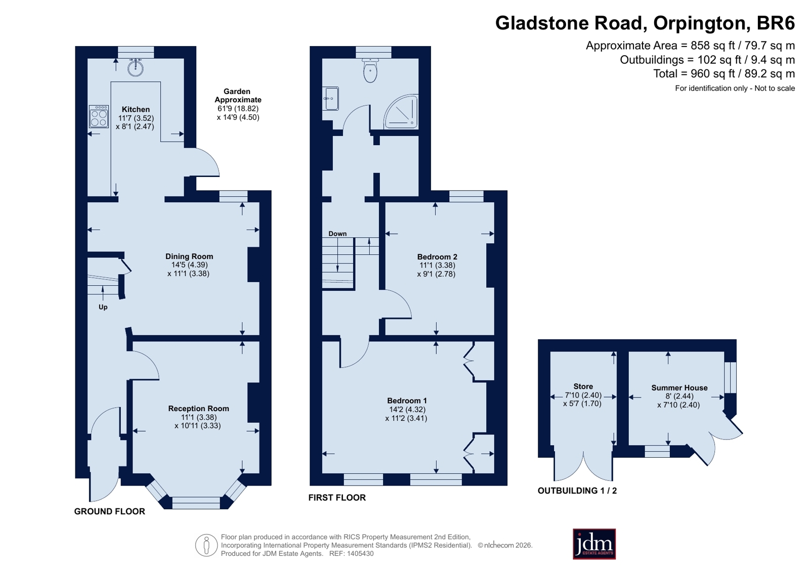 41, Gladstone Road, Orpington floorplan
