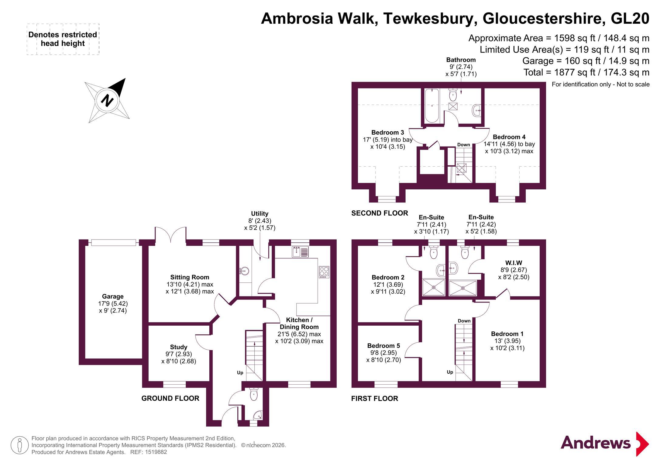 14, Ambrosia Walk, Gloucestershire floorplan
