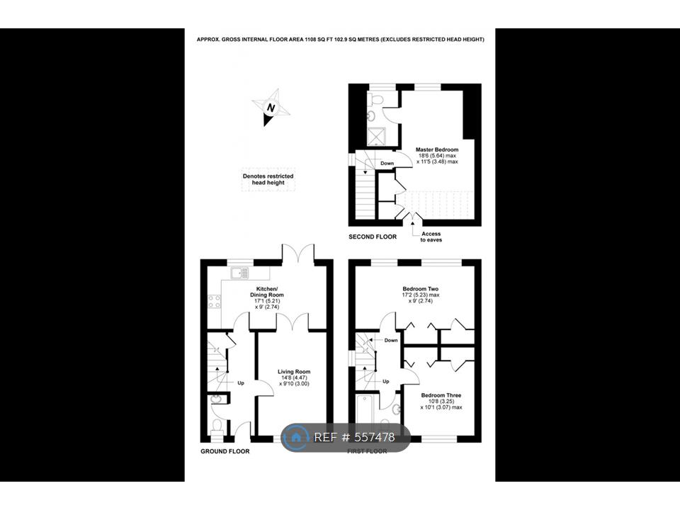 3 Bedrooms Semi-detached house to rent in Carey Road, Wokingham RG40