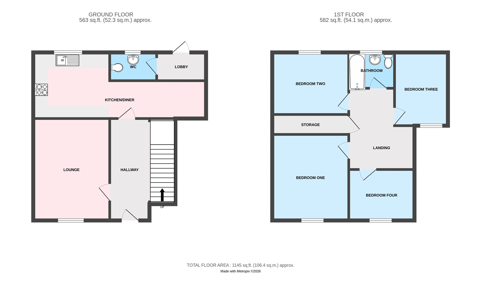 65, Coventry Street, West Midlands floorplan