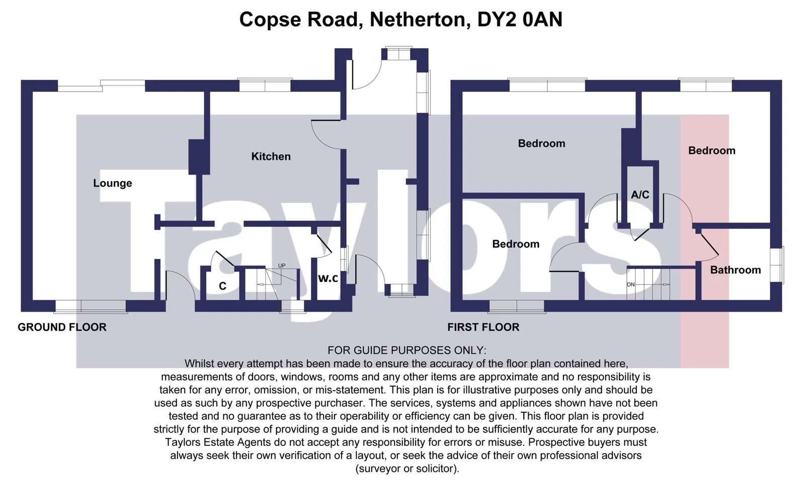 156, Copse Road, Dudley floorplan