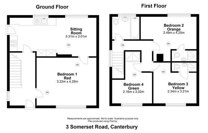 3, Somerset Road, Kent. floorplan
