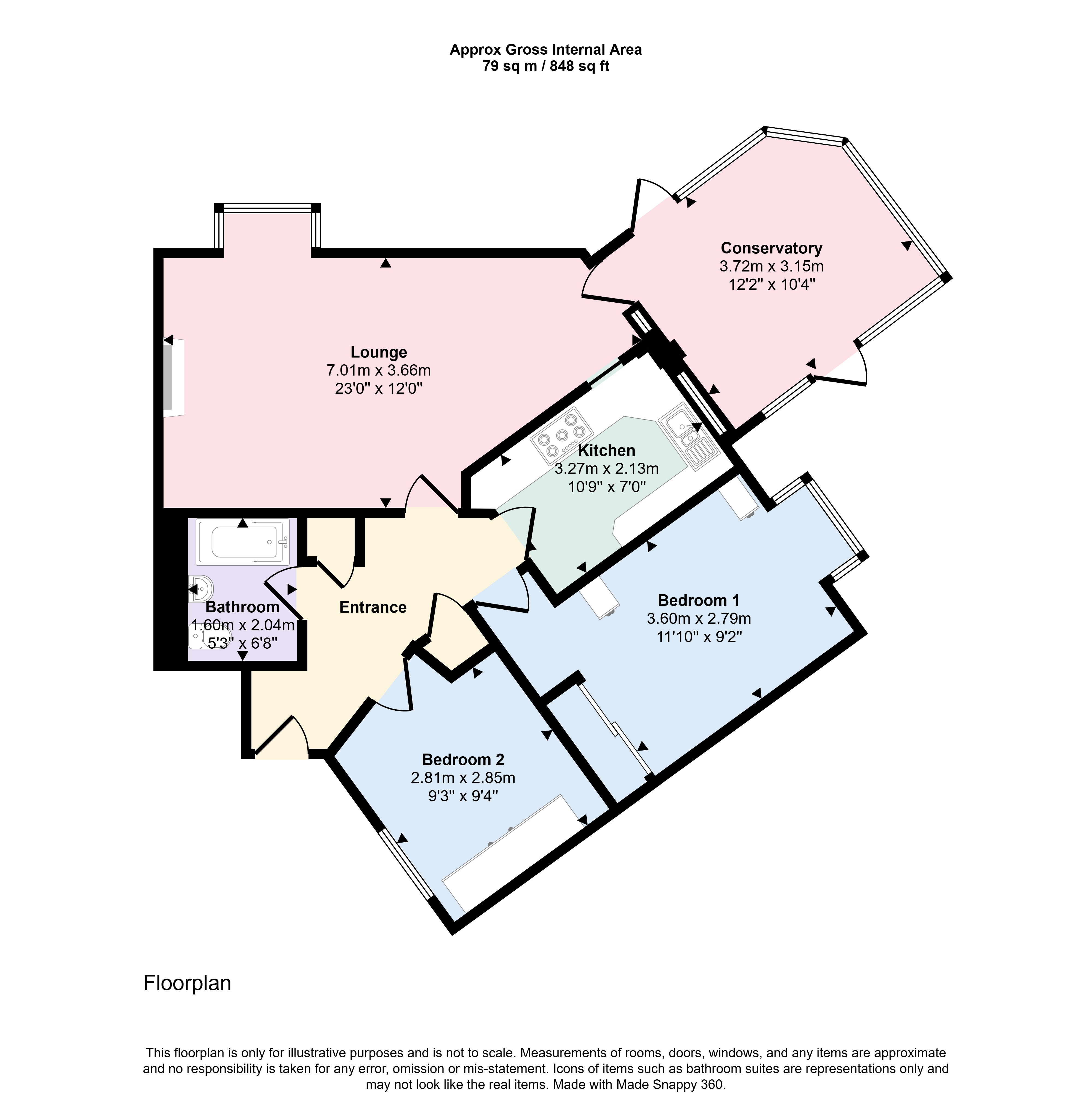 39, Catalina Drive, Poole floorplan