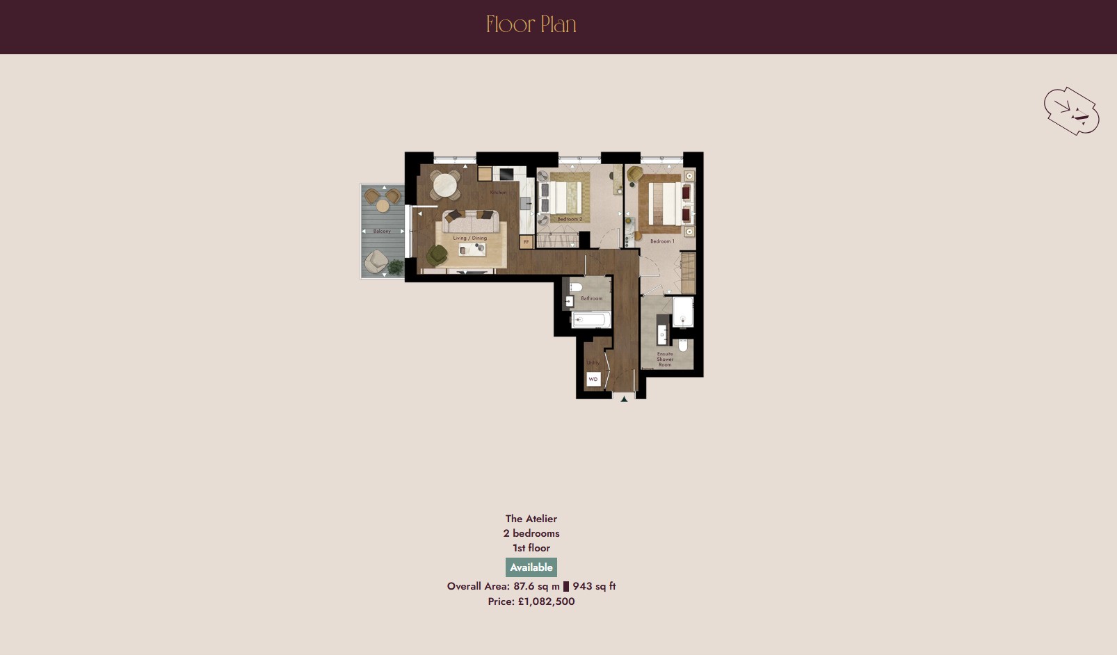 A.01.01,, Chelsea Finery, Lots Road floorplan