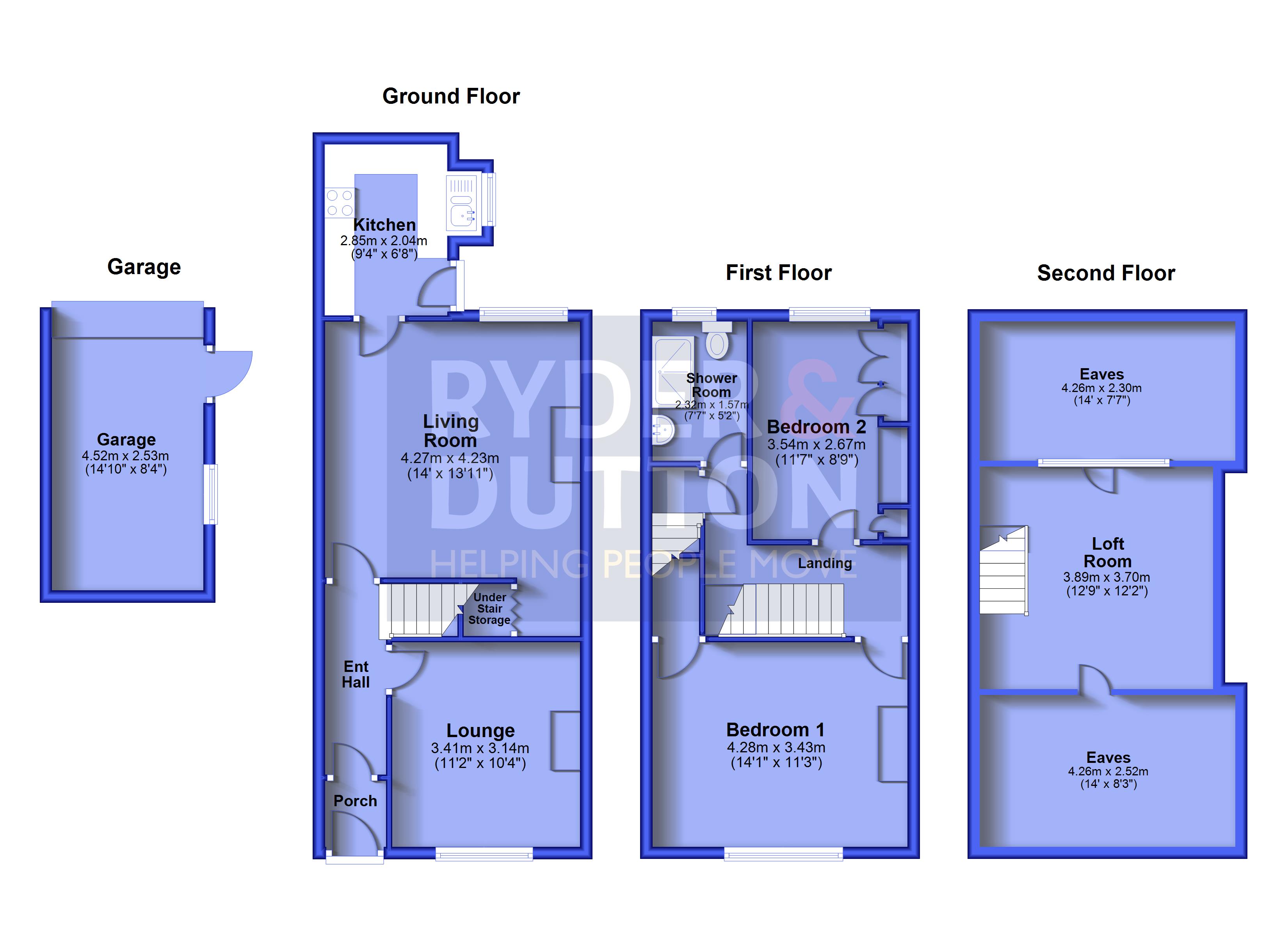 3, Poplar Street, Rossendale floorplan