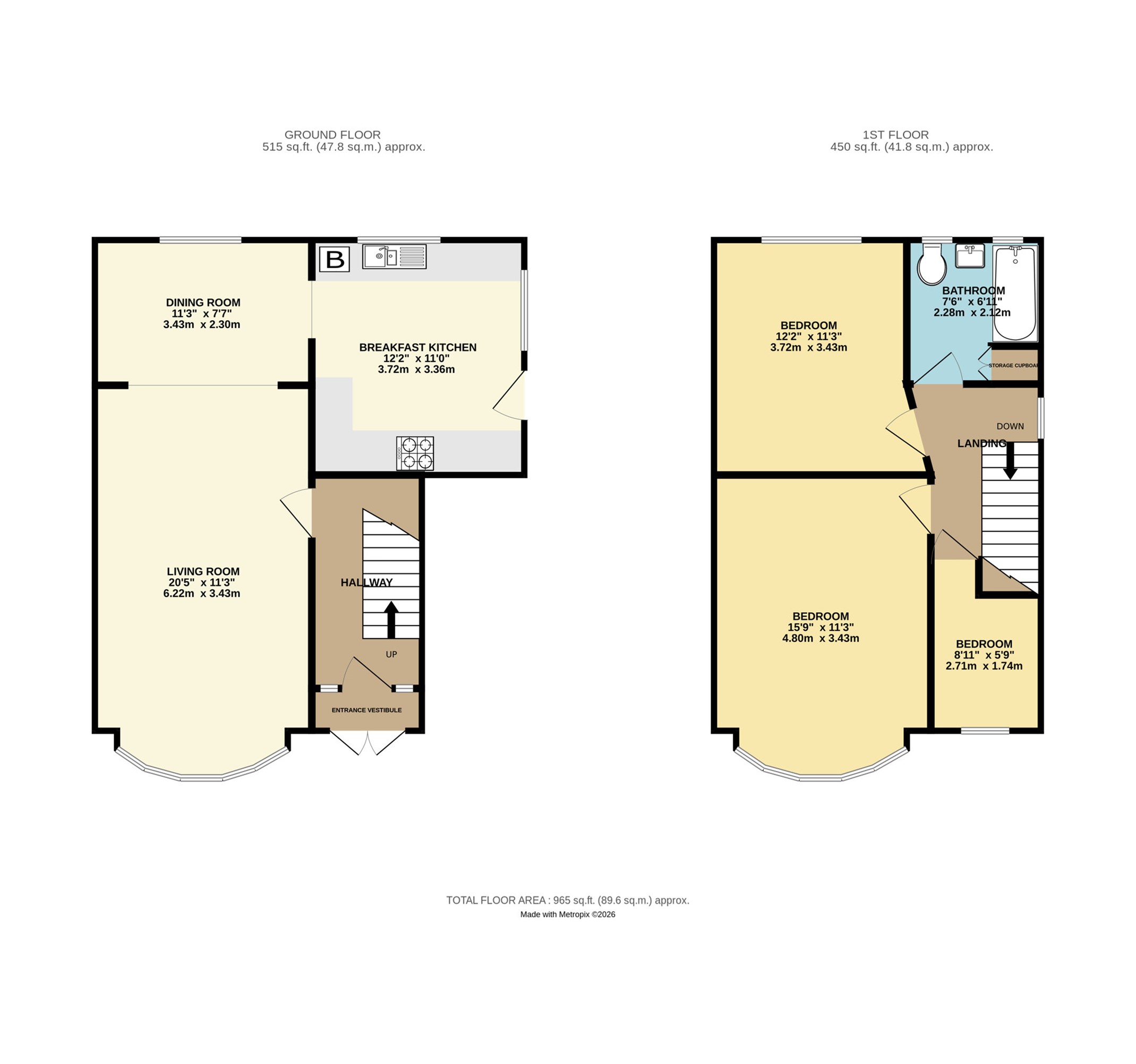 Arnside Avenue, Stockport floorplan