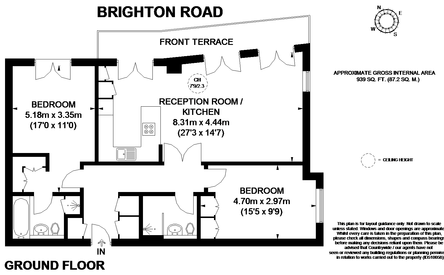 2 Bedrooms Flat for sale in Brighton Road, Surbiton KT6