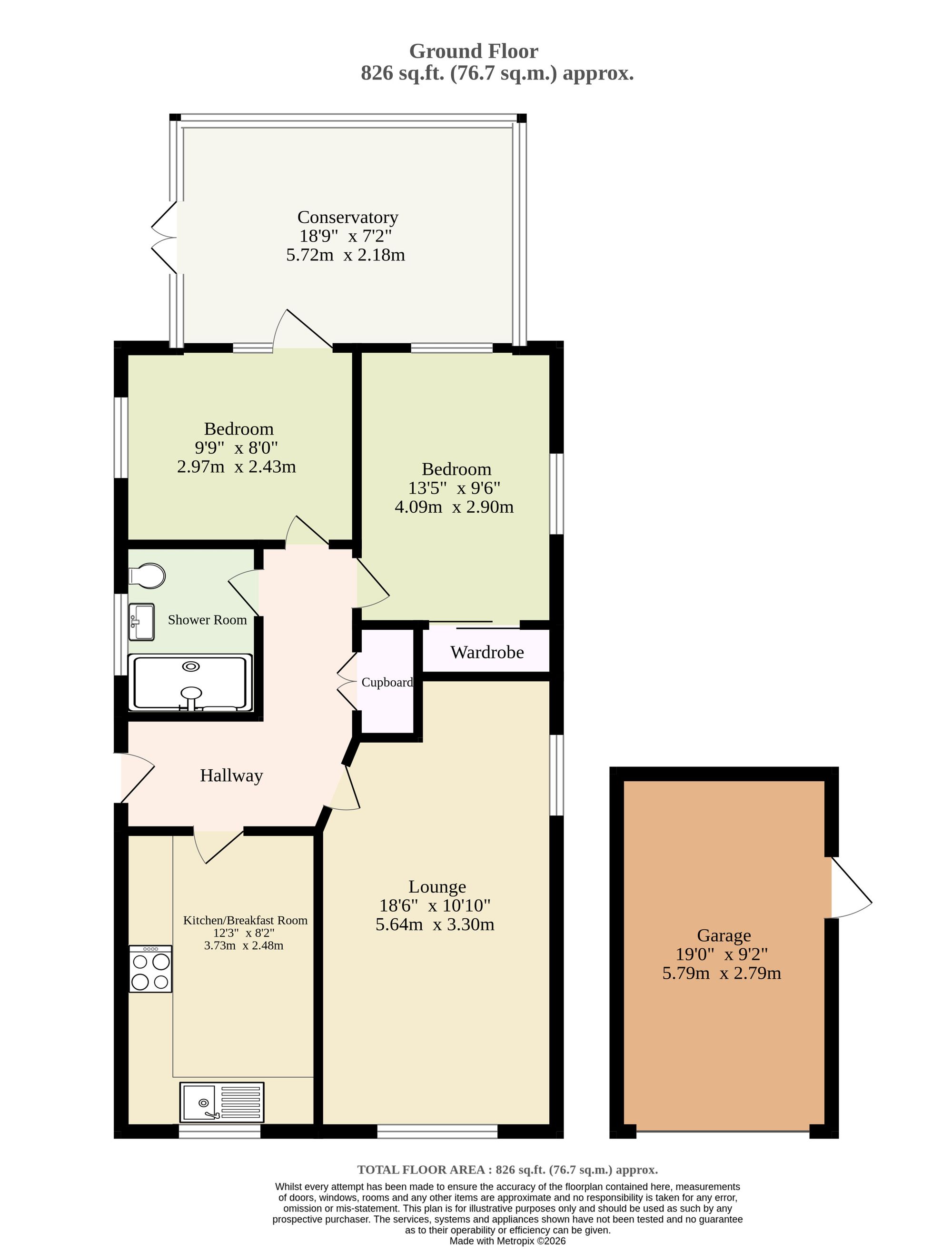 17 Victoria Way, Norwich floorplan
