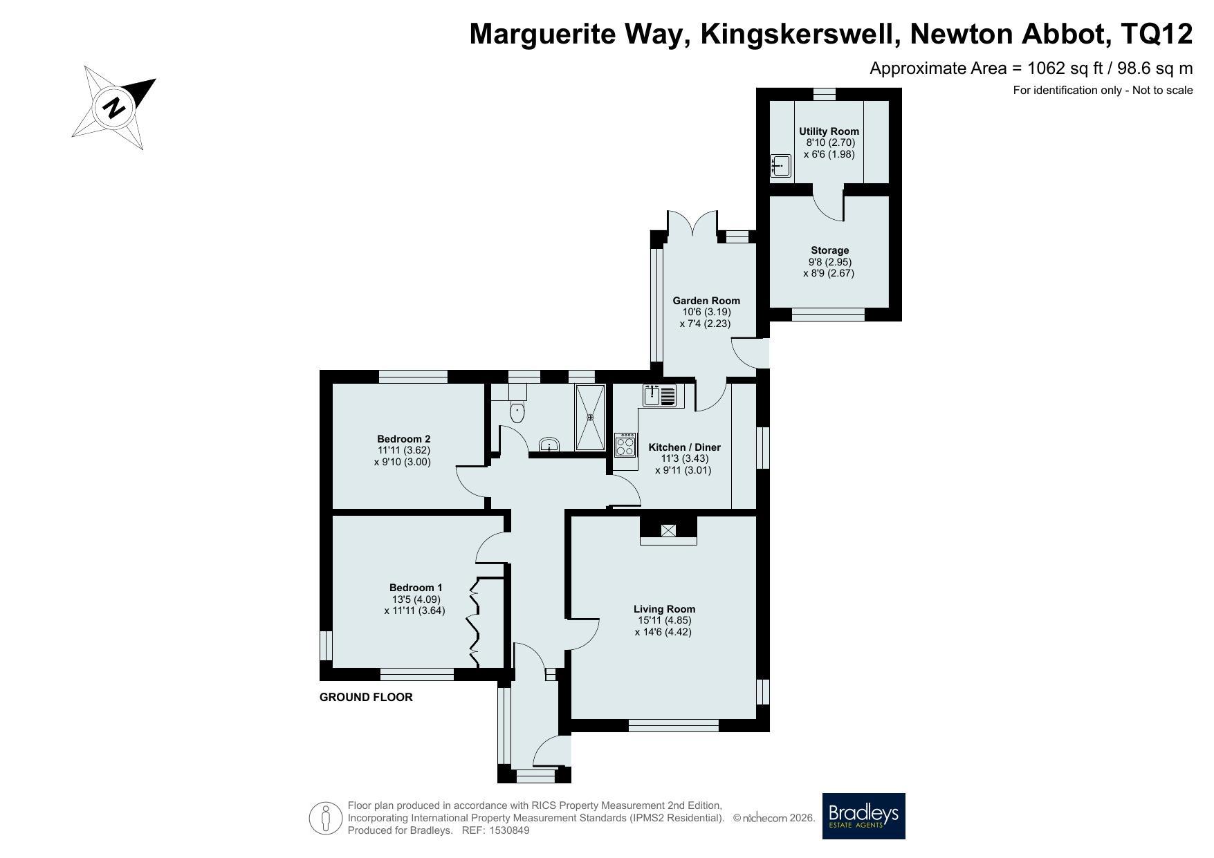 Marguerite Way, Newton Abbot floorplan