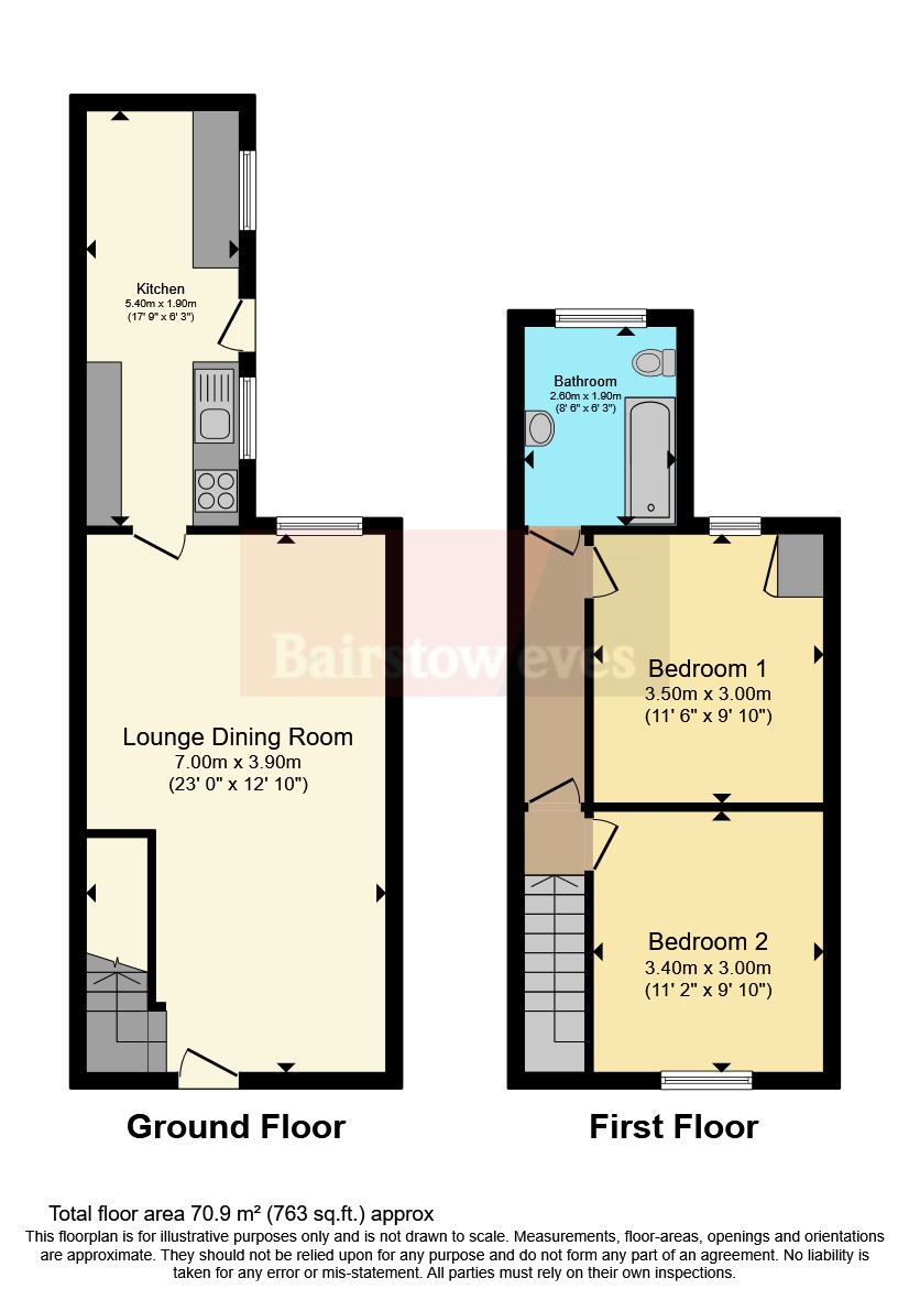 194, Portland Street, Mansfield floorplan