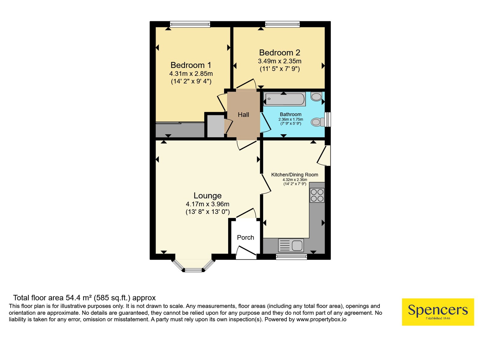 9, Greenwood Close, Leicester floorplan