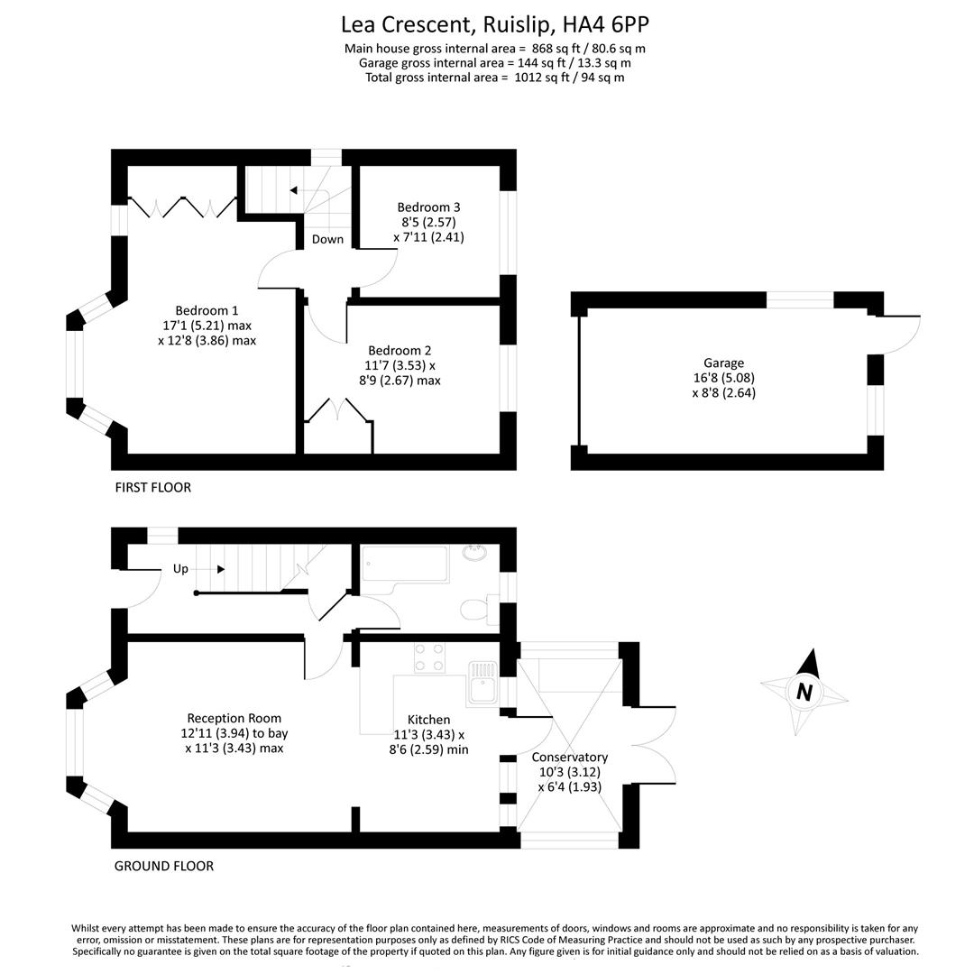 3 Bedrooms Semi-detached house for sale in Lea Crescent, Ruislip HA4