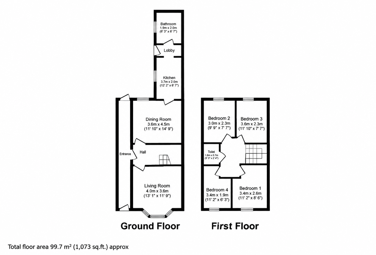 45 Vernon Street, Vernon Street, Lincoln floorplan