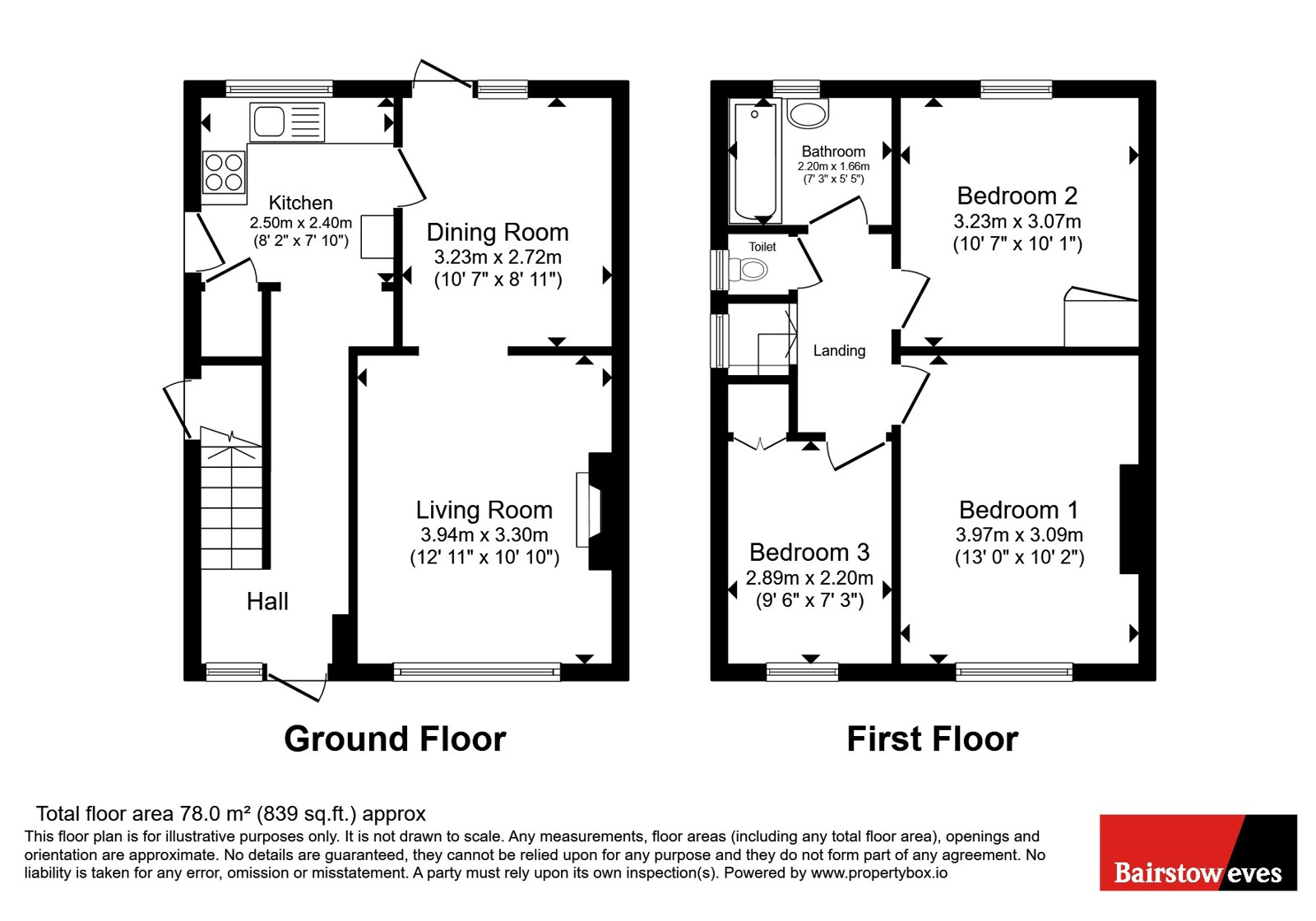 25, The Downs, Nottinghamshire floorplan