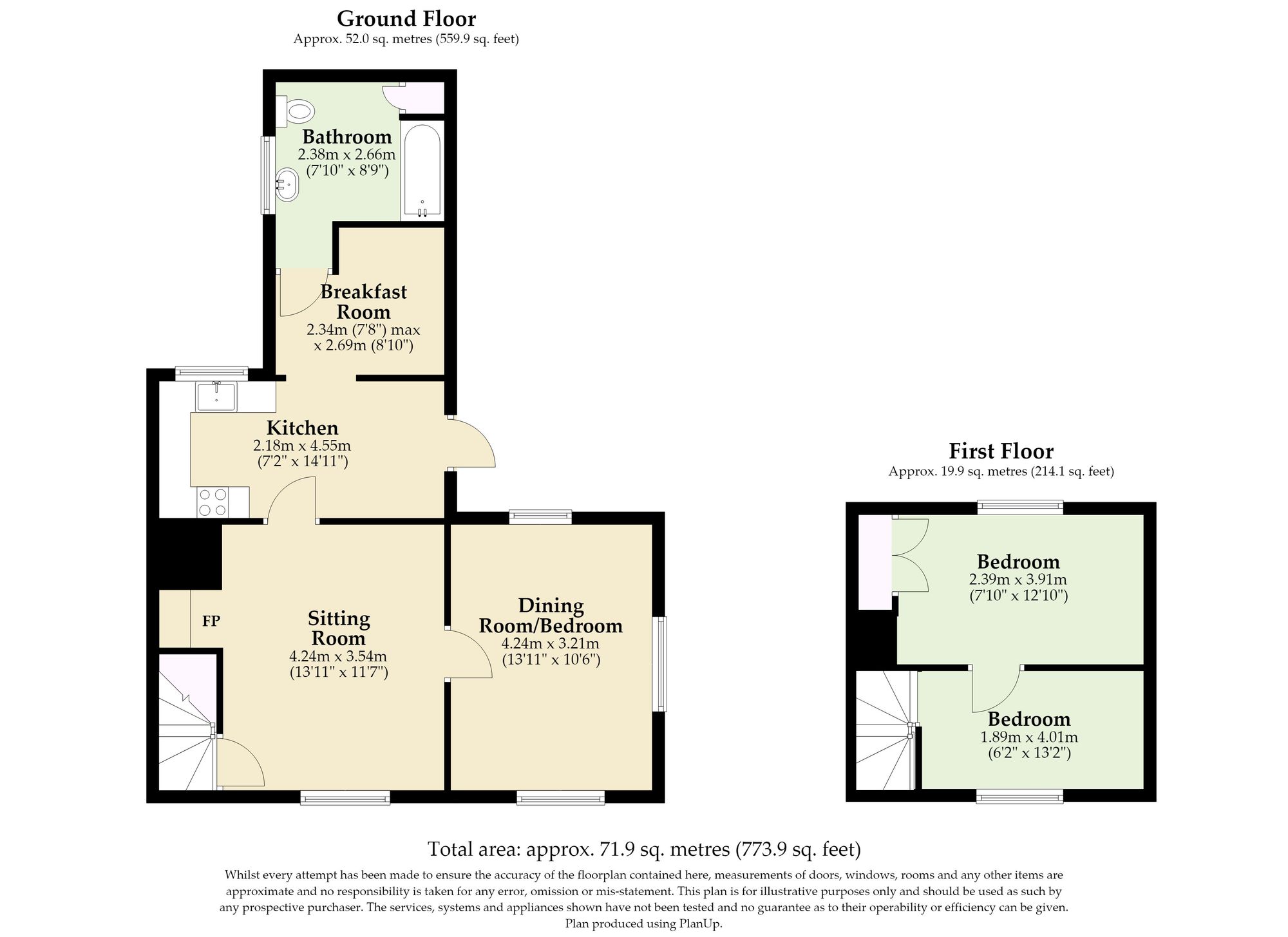 The Cottage Harbour Lane, Diss floorplan