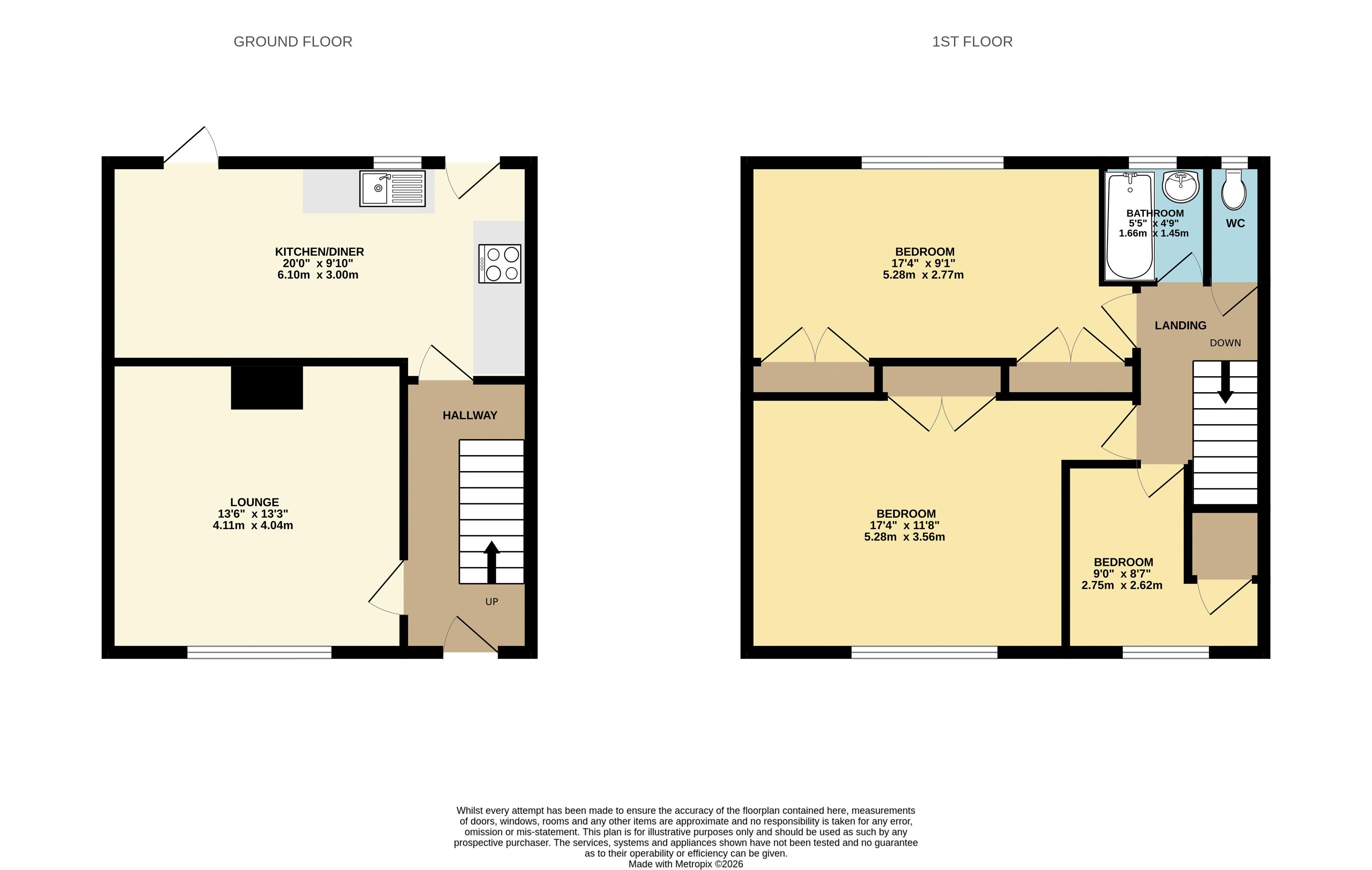 17, Clare Avenue, Scunthorpe floorplan