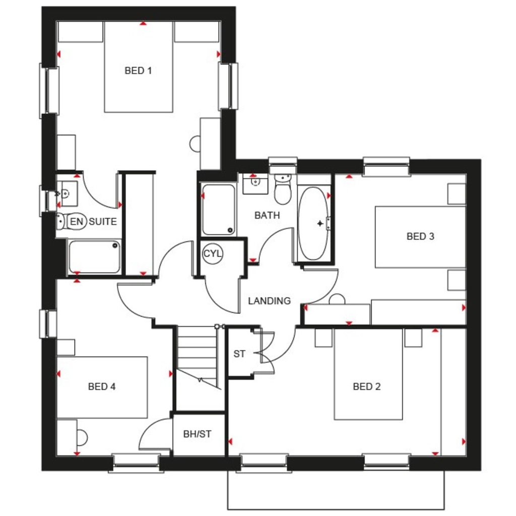 "Avondale" at Dryleaze, Yate, Bristol BS37, 4 bedroom detached house