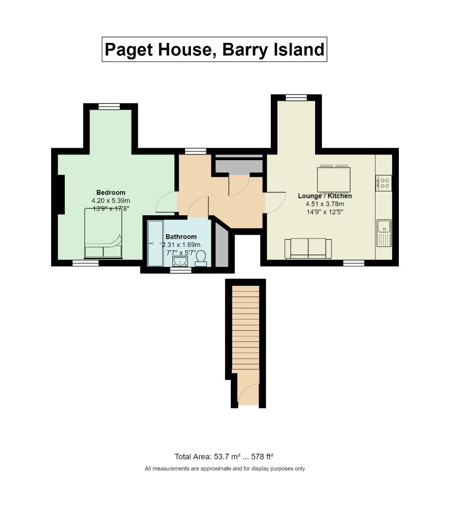 11 Paget House, Paget Road, Barry floorplan