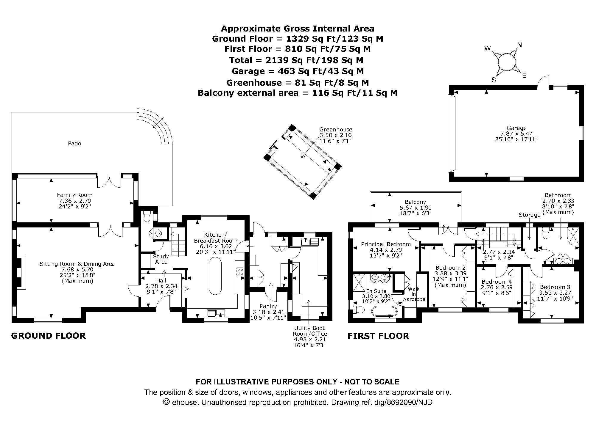 Lyndhurst, Woodhouse Lane, Holmbury St Mary floorplan