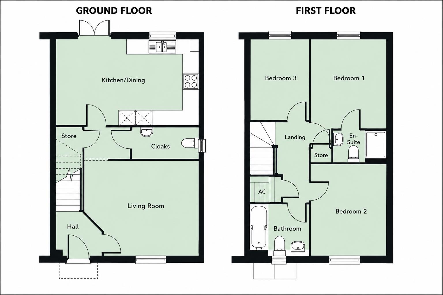 14, Wool Lane, Dursley floorplan
