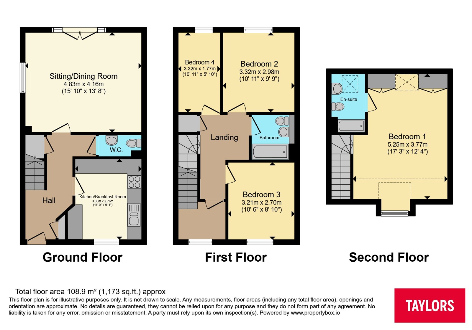 54, Santa Cruz Avenue, Bletchley floorplan