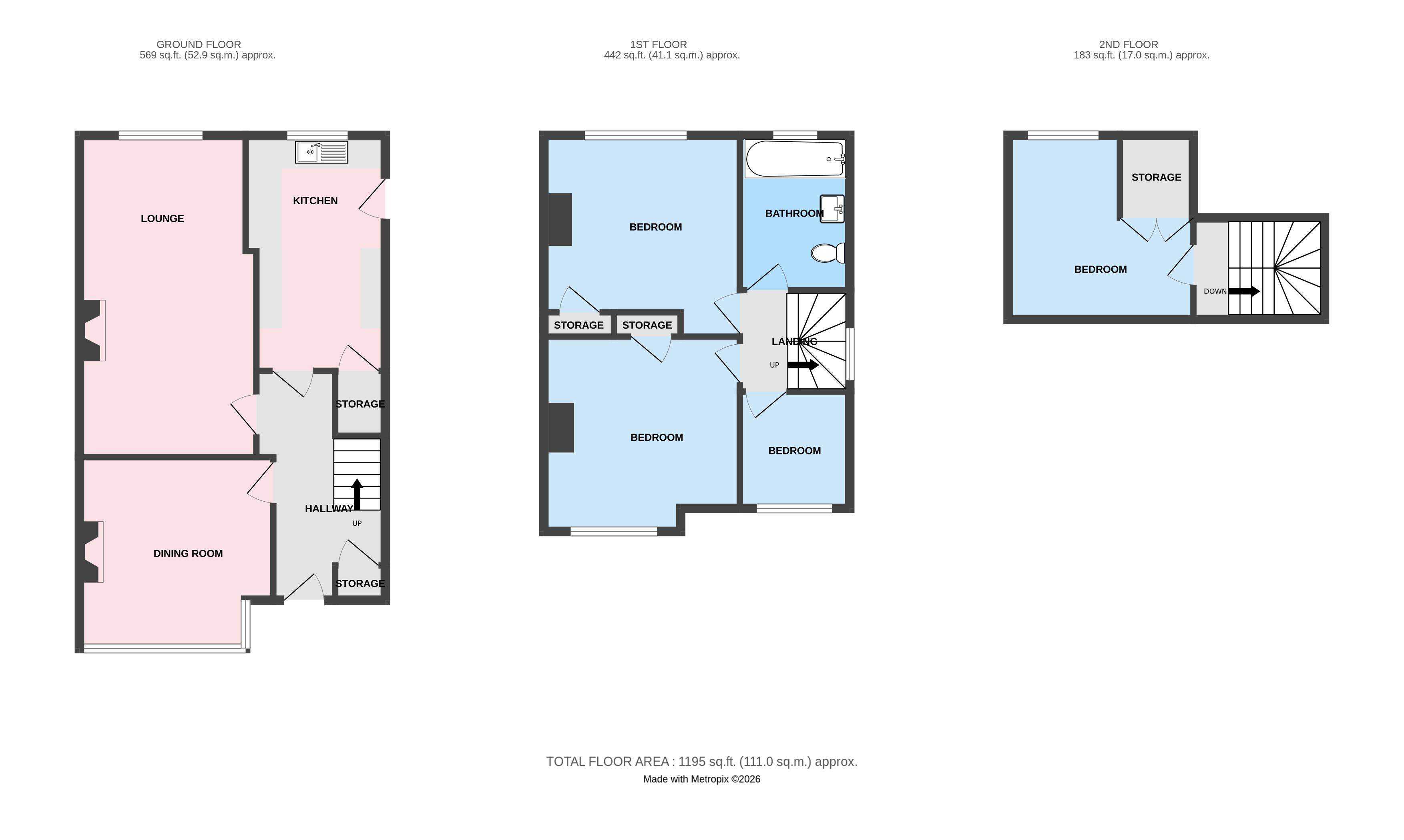 22, Monkmoor Avenue, Shrewsbury floorplan