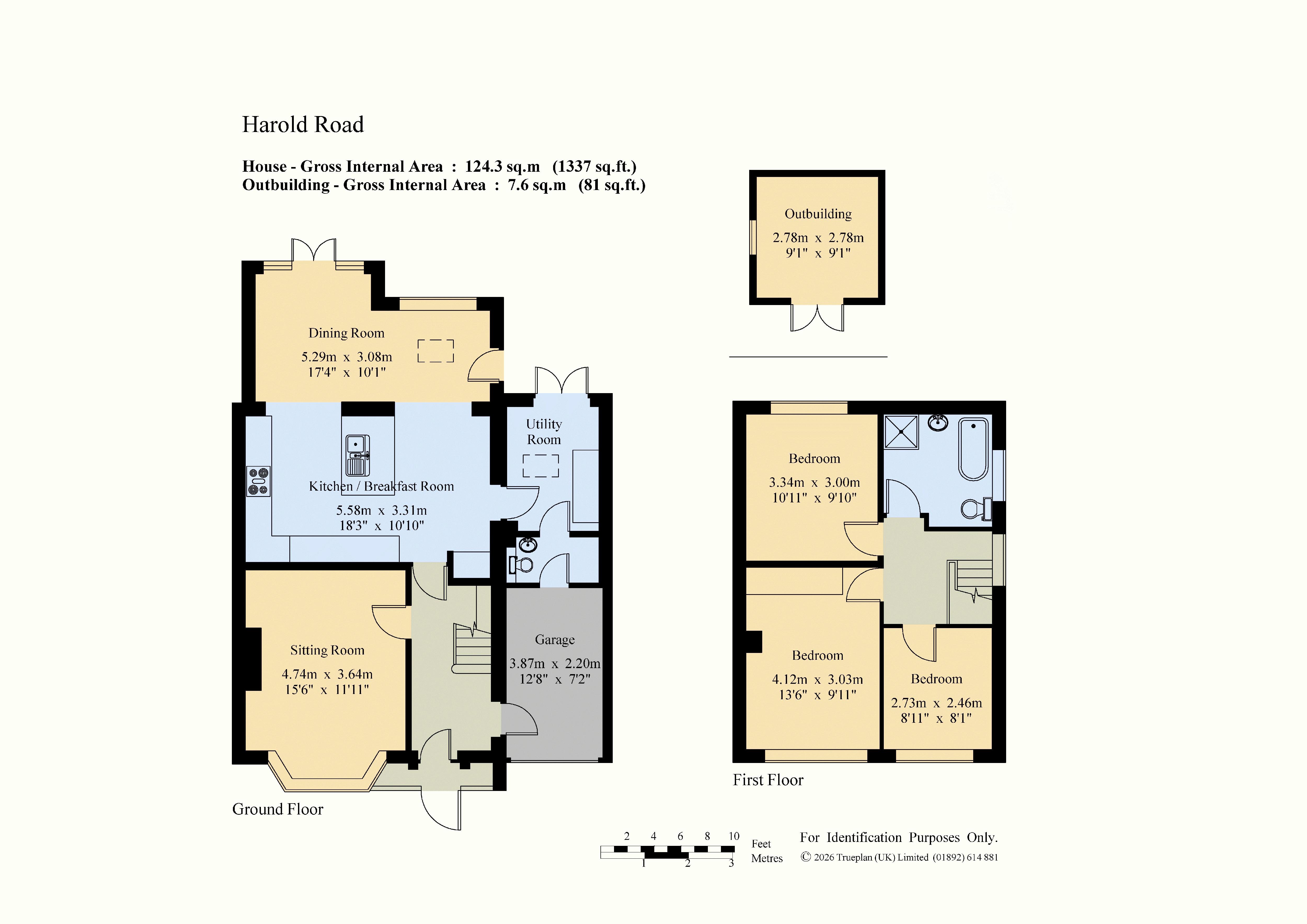 49, Harold Road, Dartford floorplan