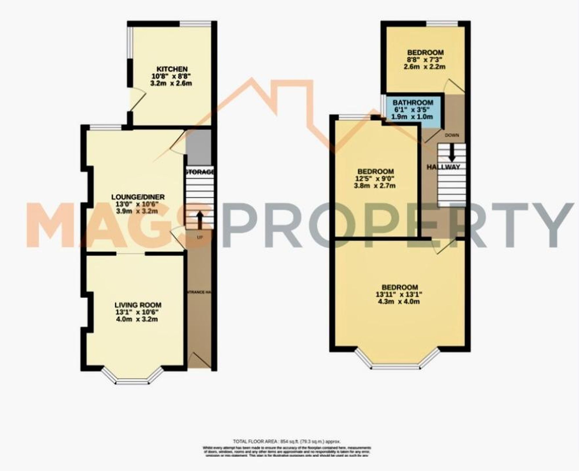 117 Olney Street, Liverpool floorplan