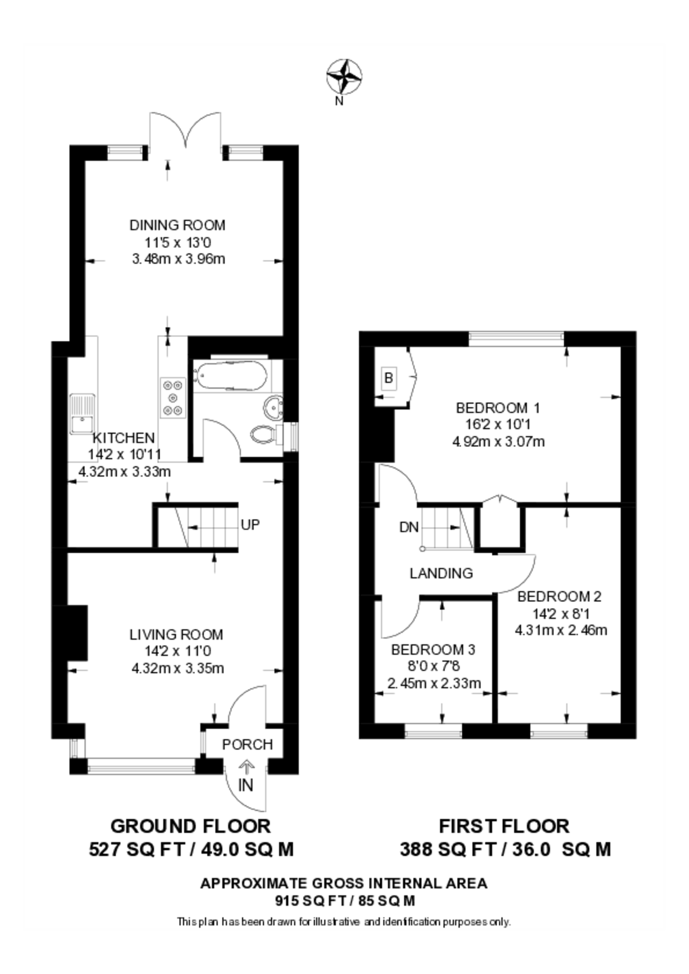 West Chantry, Harrow floorplan