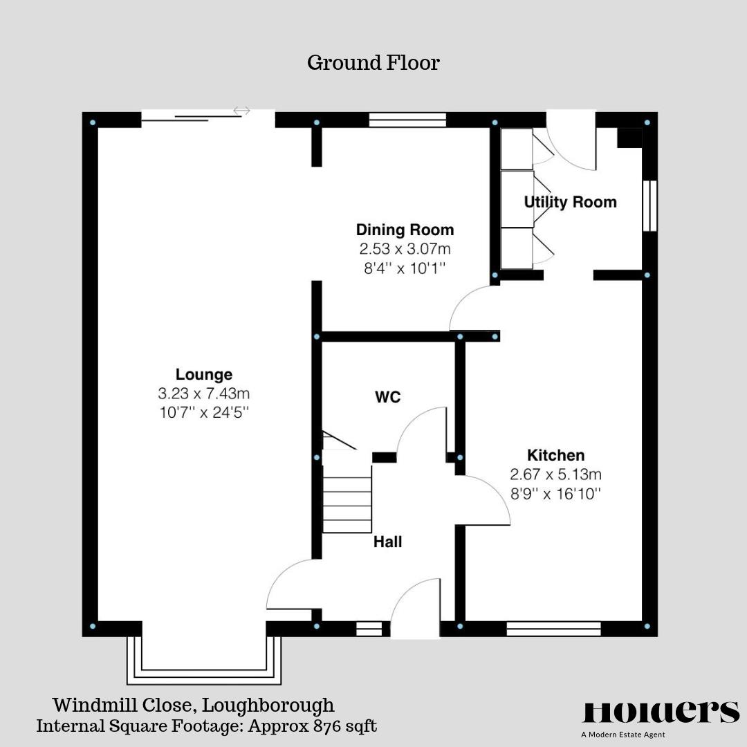 5, Windmill Close, Loughborough floorplan
