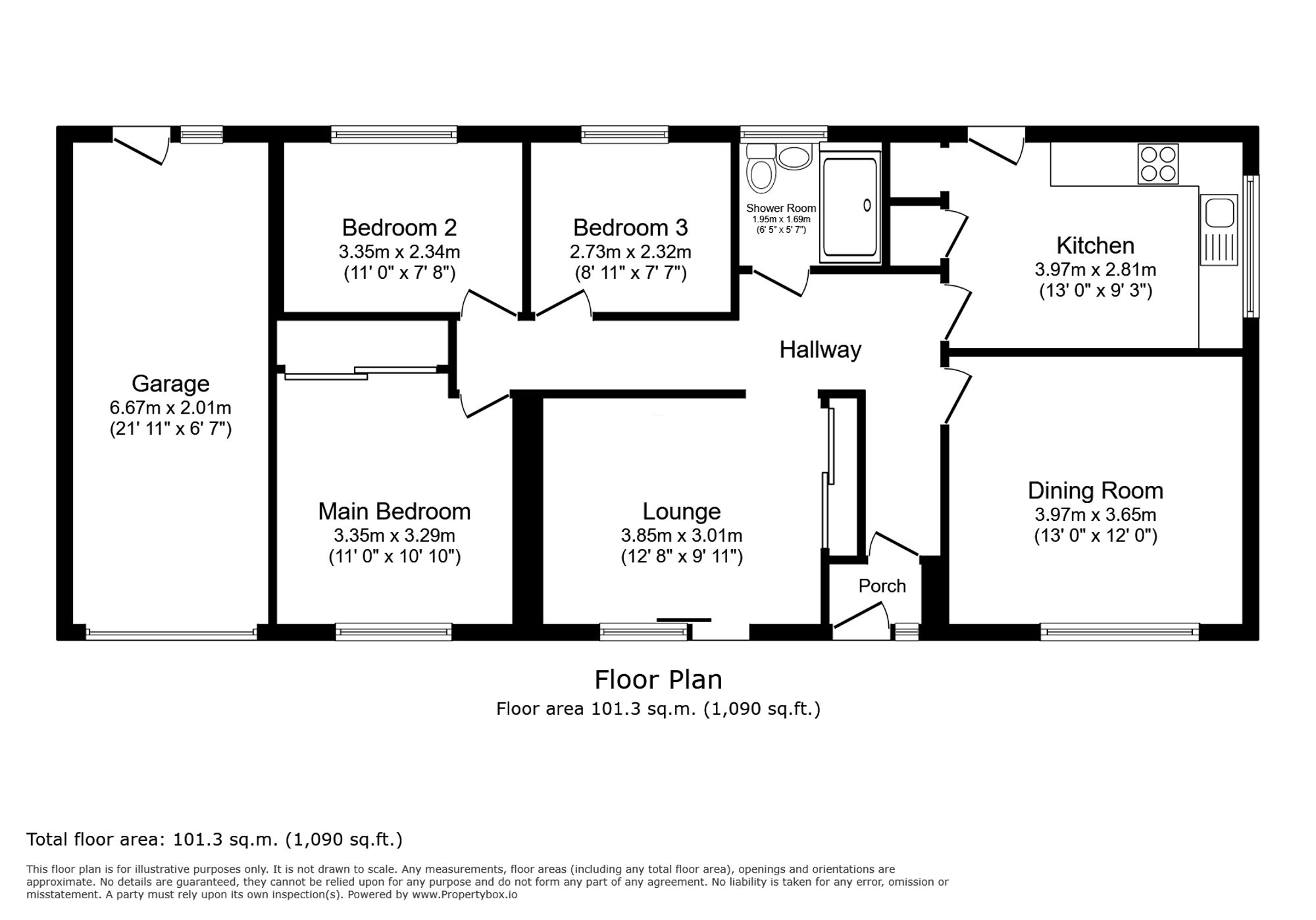 26 Parc Y Llan, Denbigh floorplan