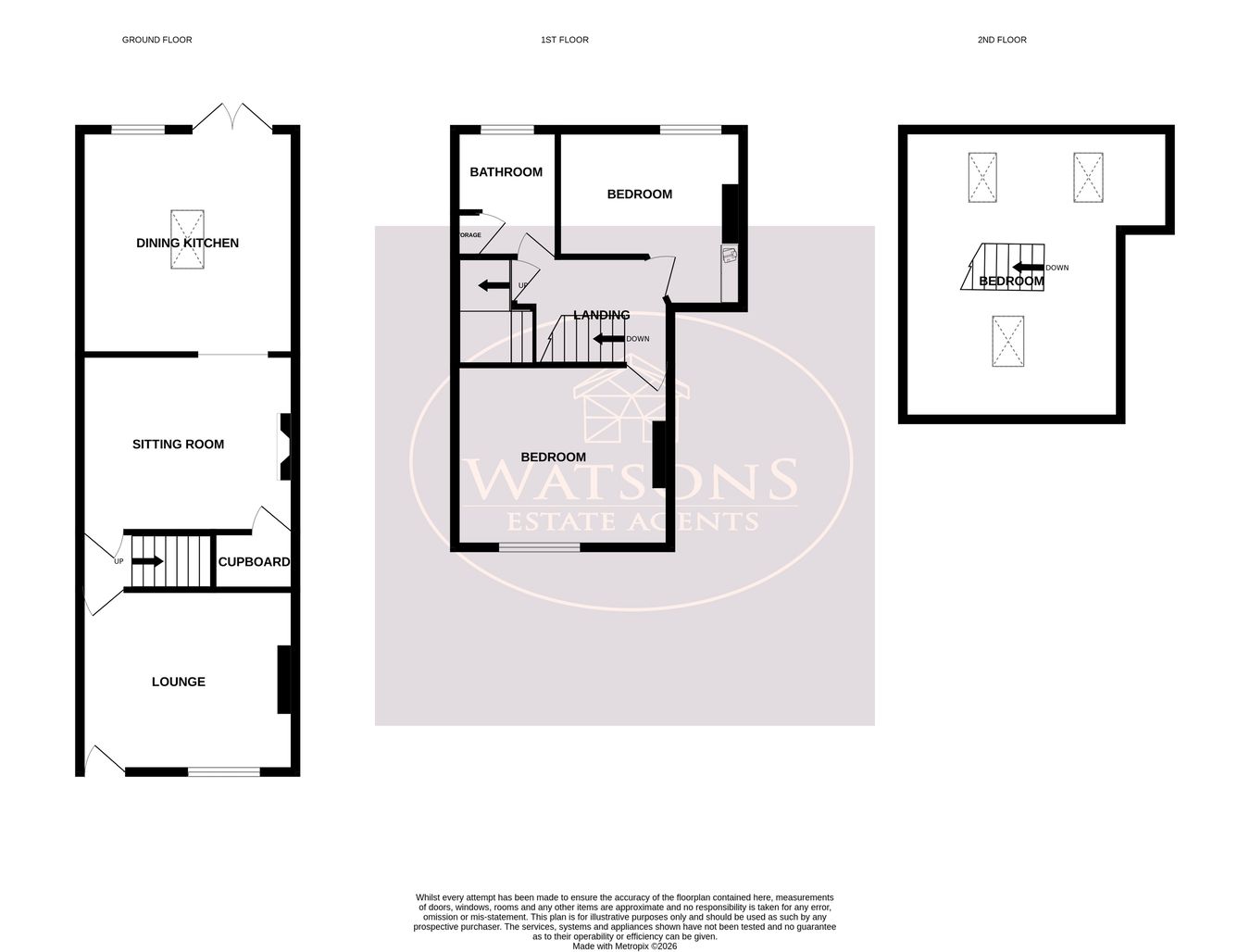 64, Main Road, Nottingham floorplan