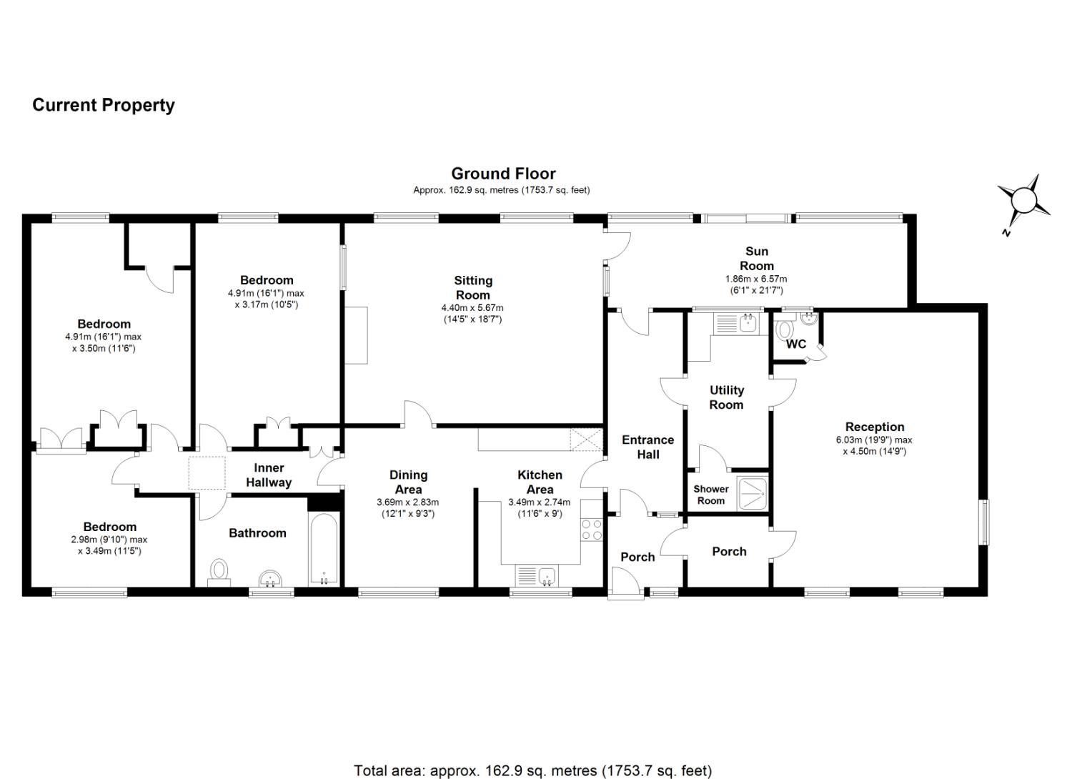 3 Bedrooms Bungalow for sale in Shepreth, Royston, Cambridgeshire SG8