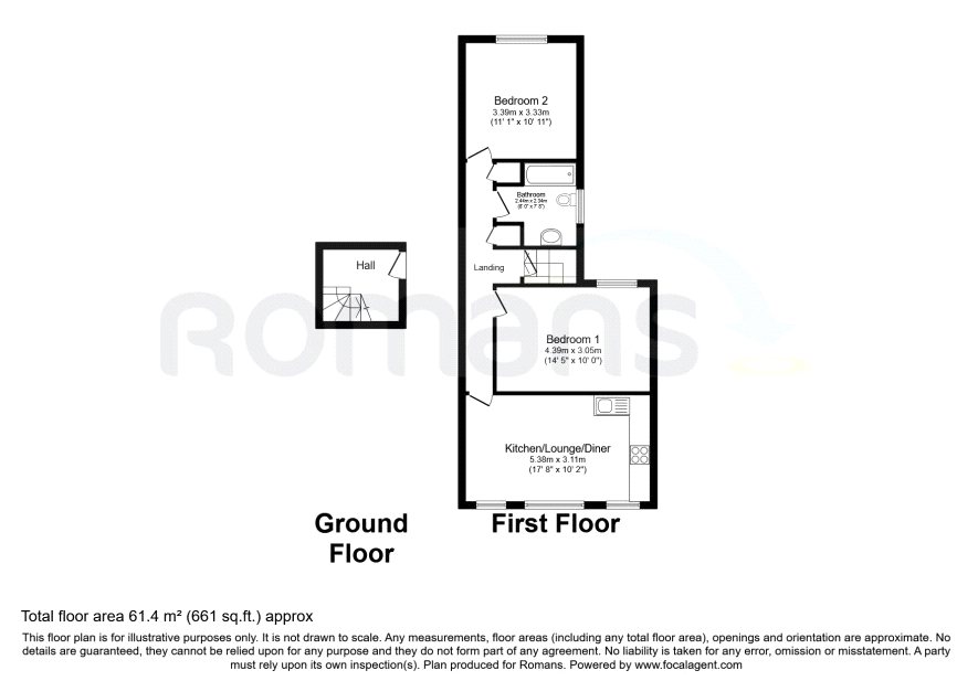 221B, Fleet Road, Fleet floorplan