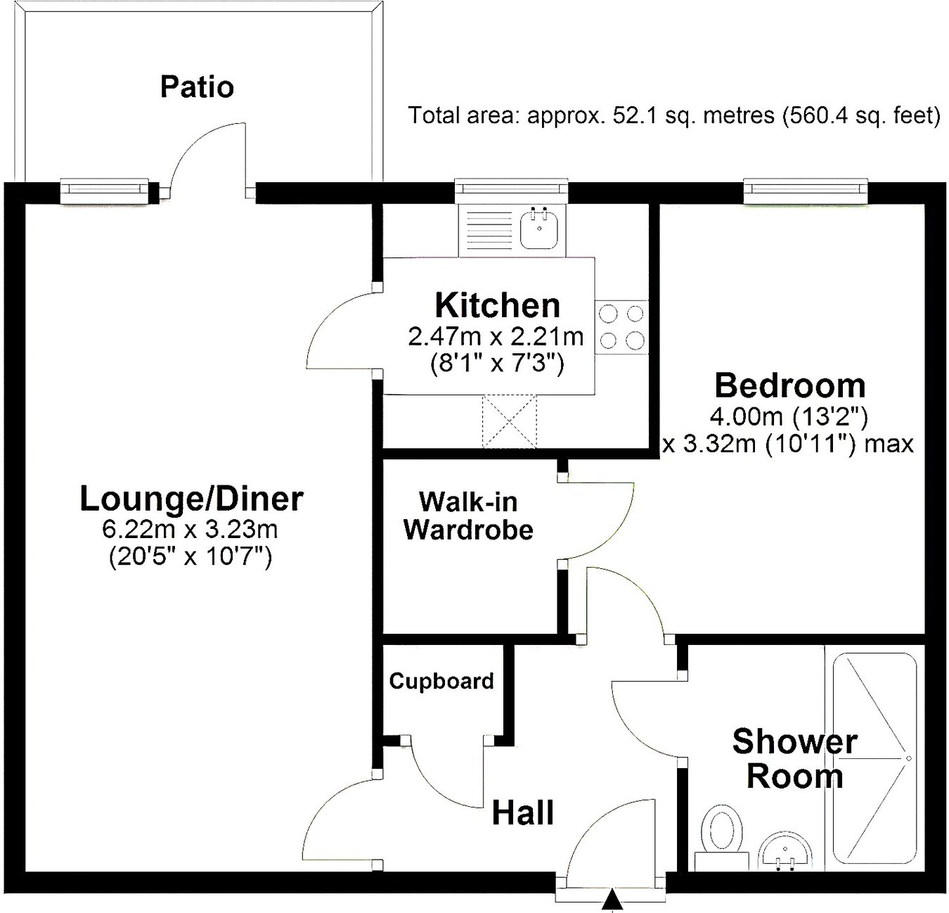 5, Triton House, Heene Road, Worthing floorplan