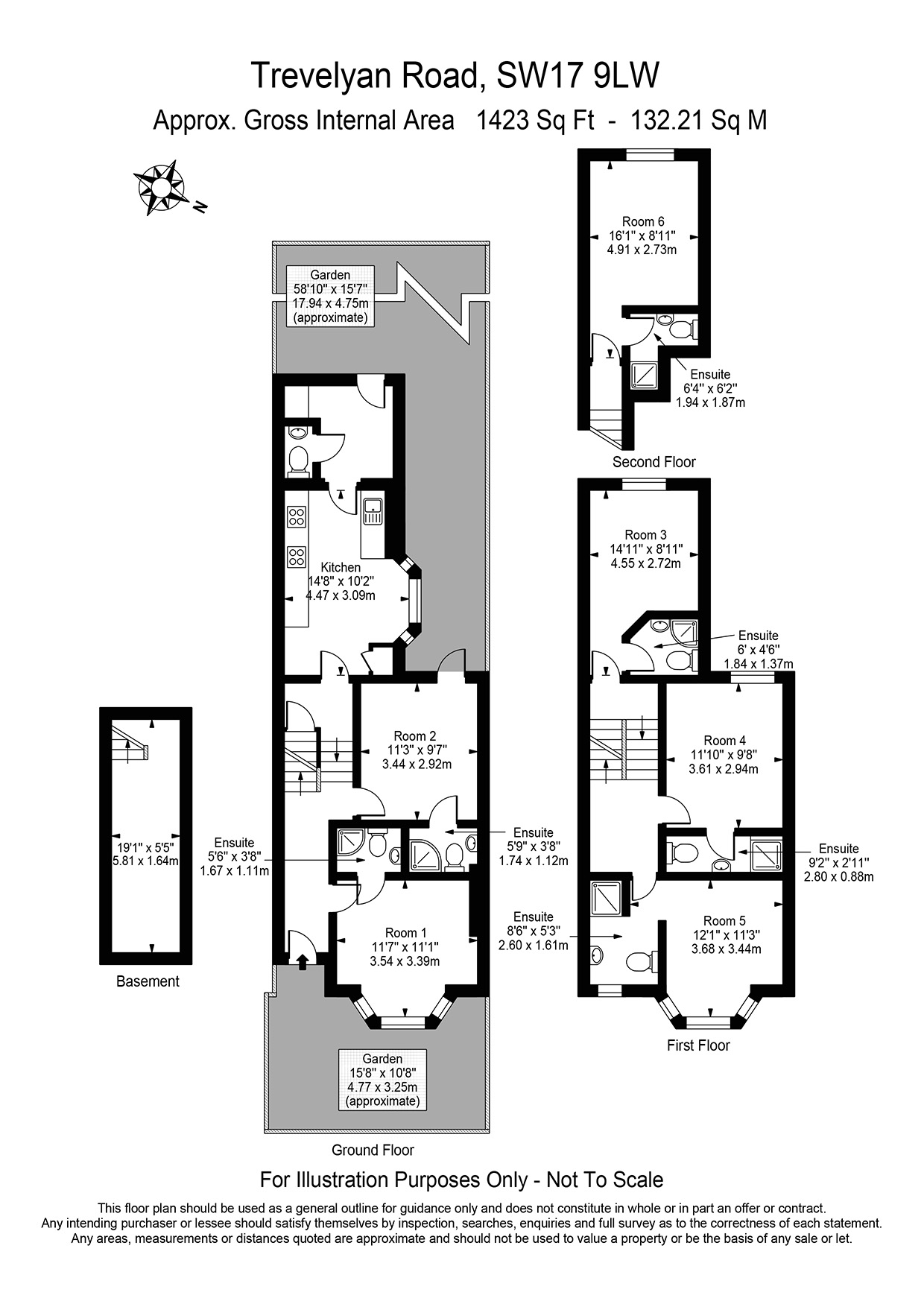 140, Trevelyan Road, London floorplan