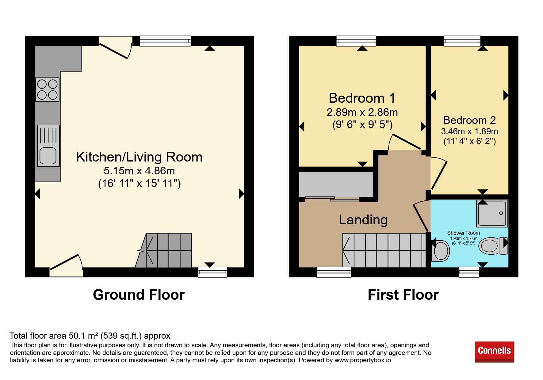 2, St. Elizabeths Cottages, HEREFORD floorplan