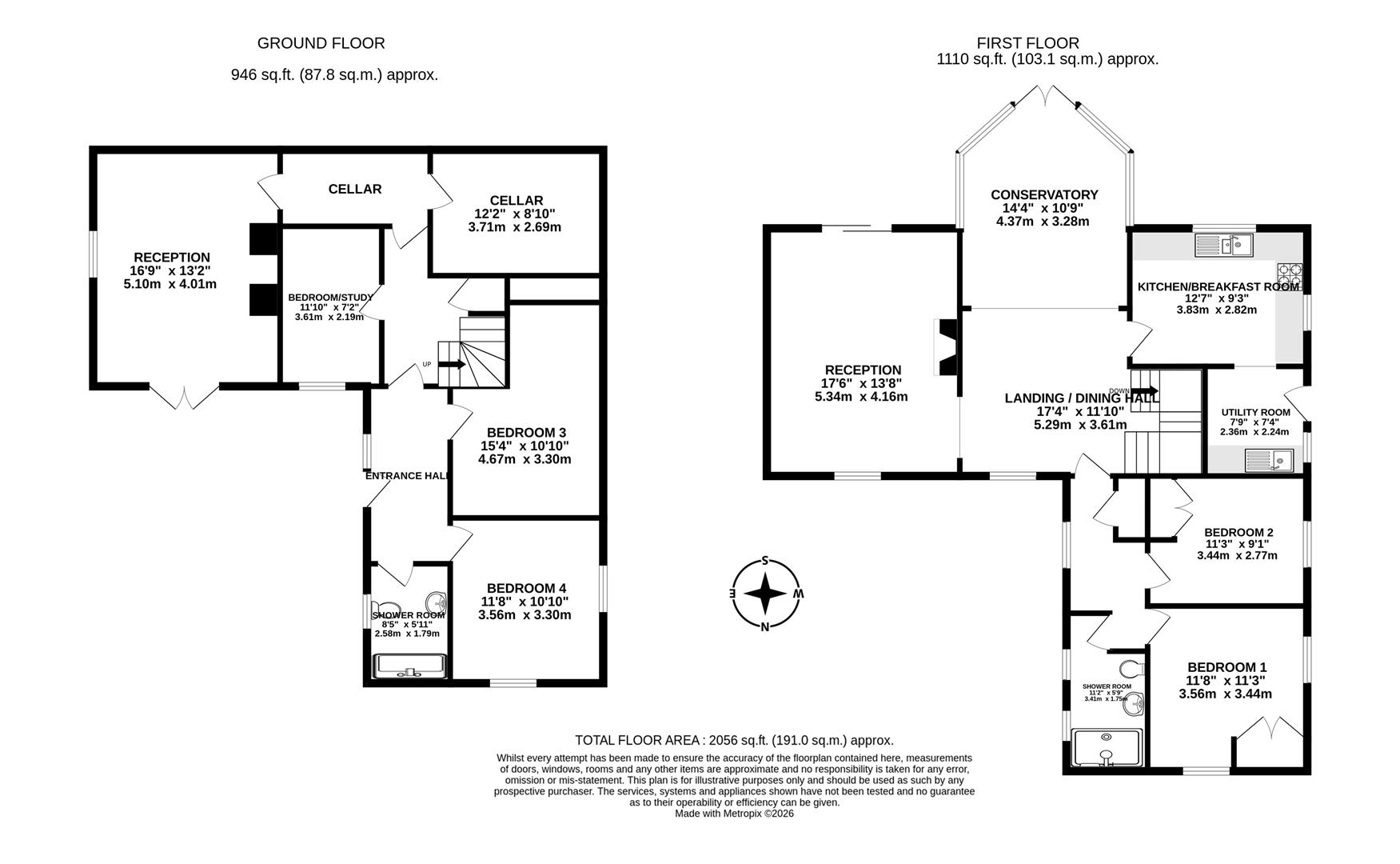 7, Manor Grove, Dorchester floorplan