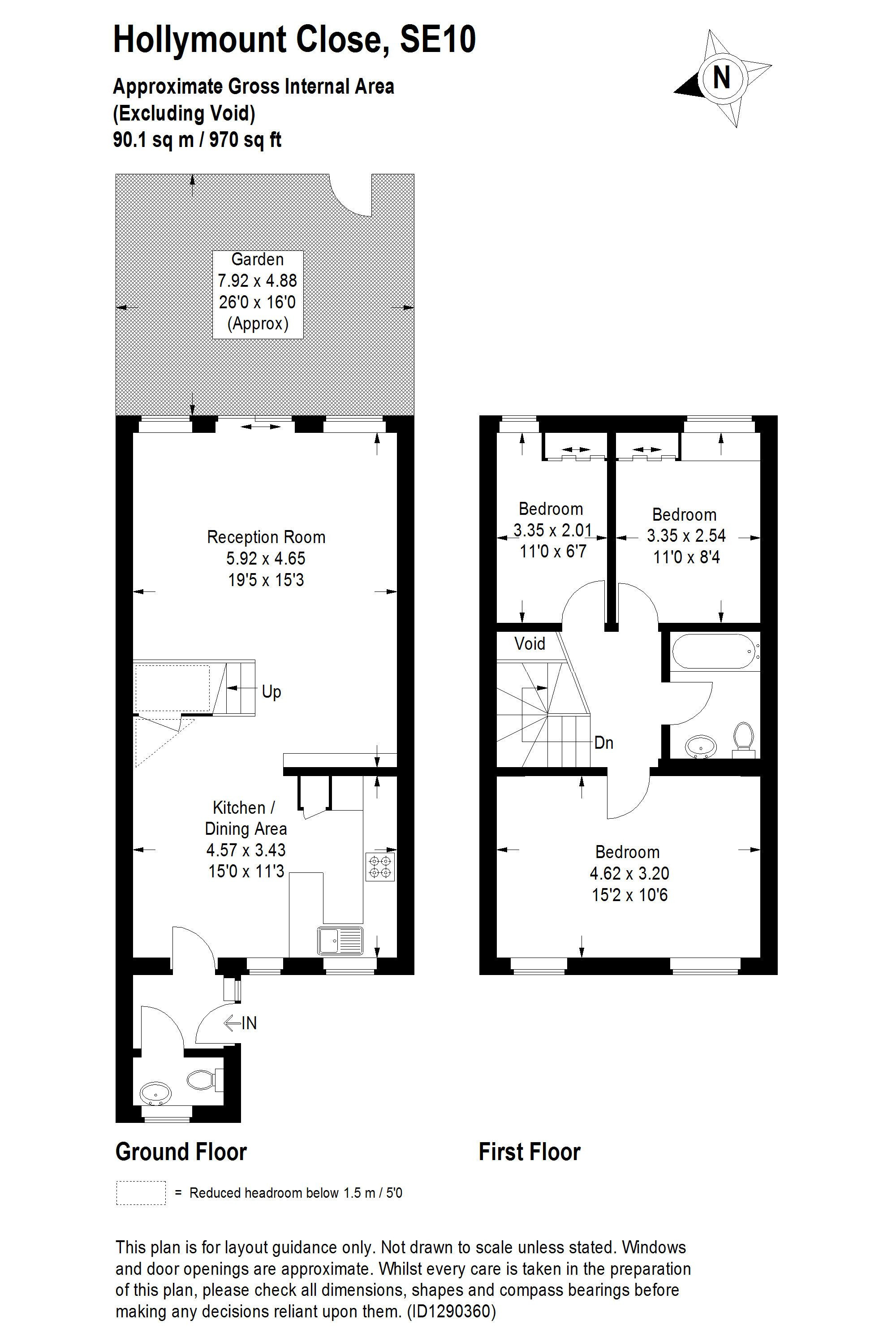 14, Hollymount Close, Blackheath floorplan