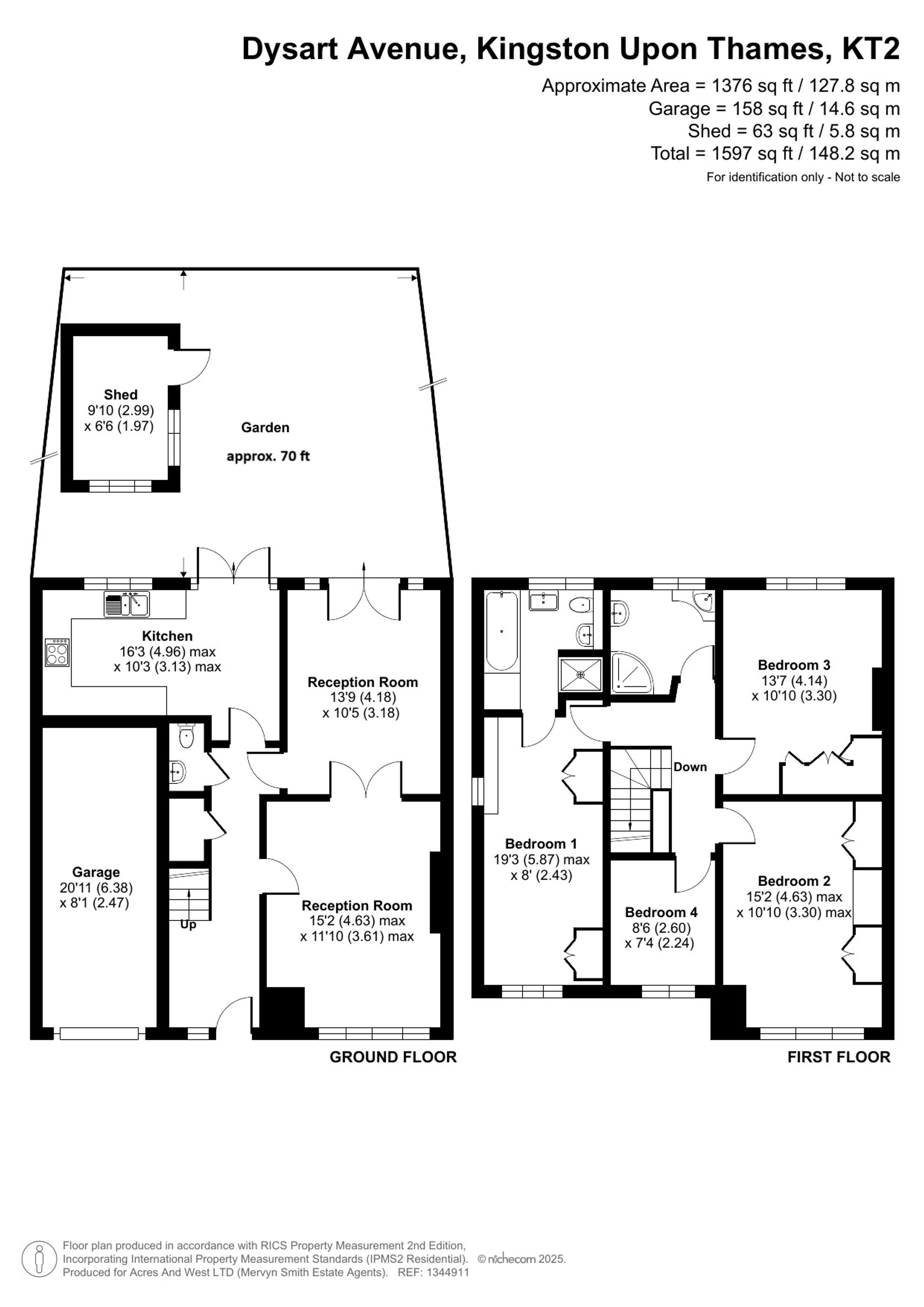 4 Dysart Avenue, Kingston Upon Thames floorplan