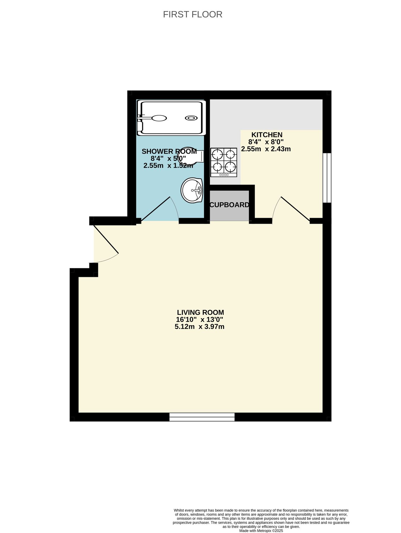 Flat 4, 1, Compass Hill, Taunton floorplan