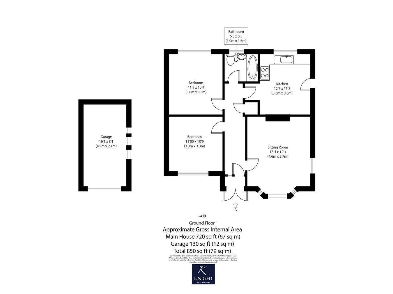 23, Bramley Close, Colchester floorplan