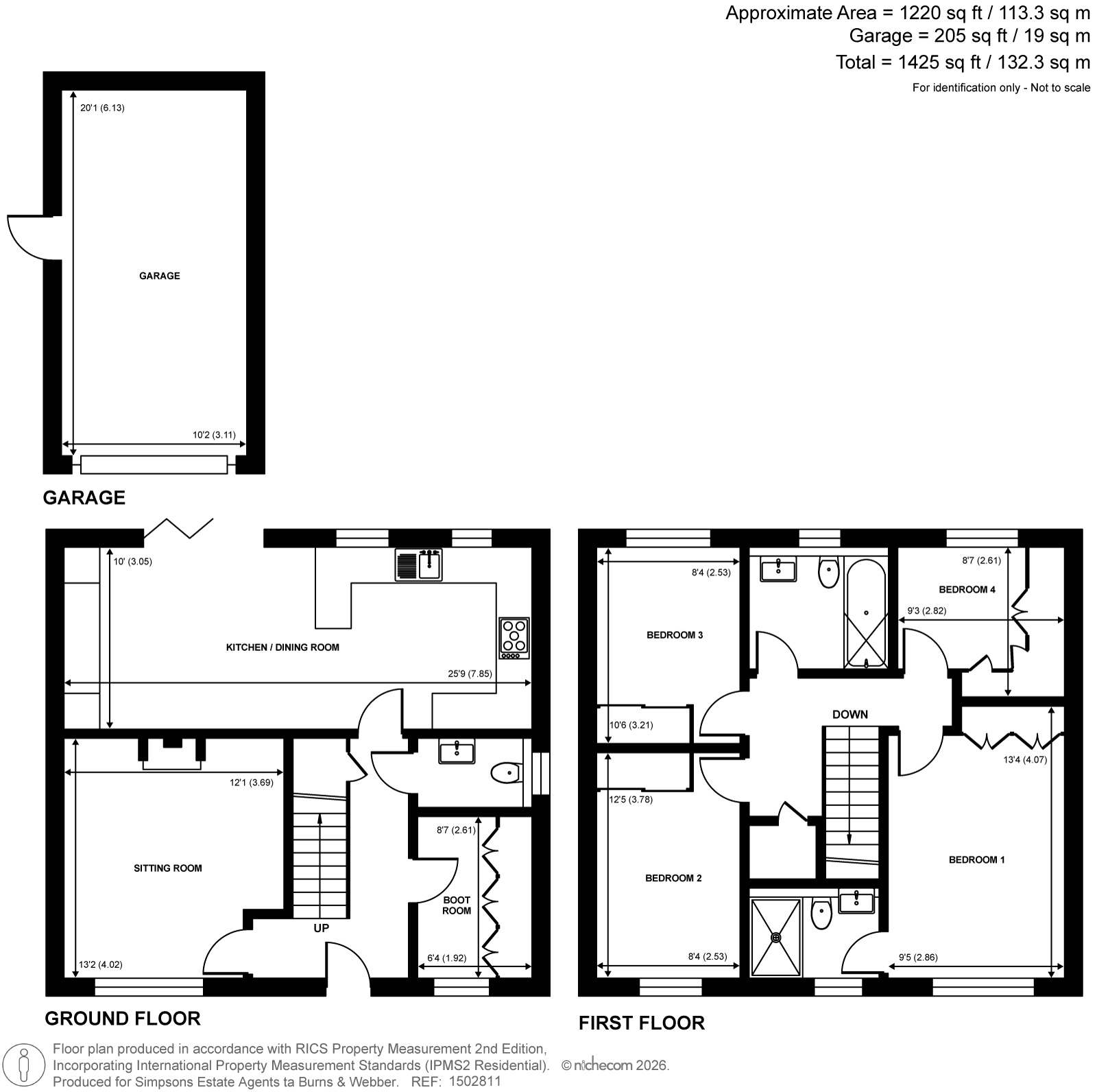4, Eleanor Place, Farnham floorplan