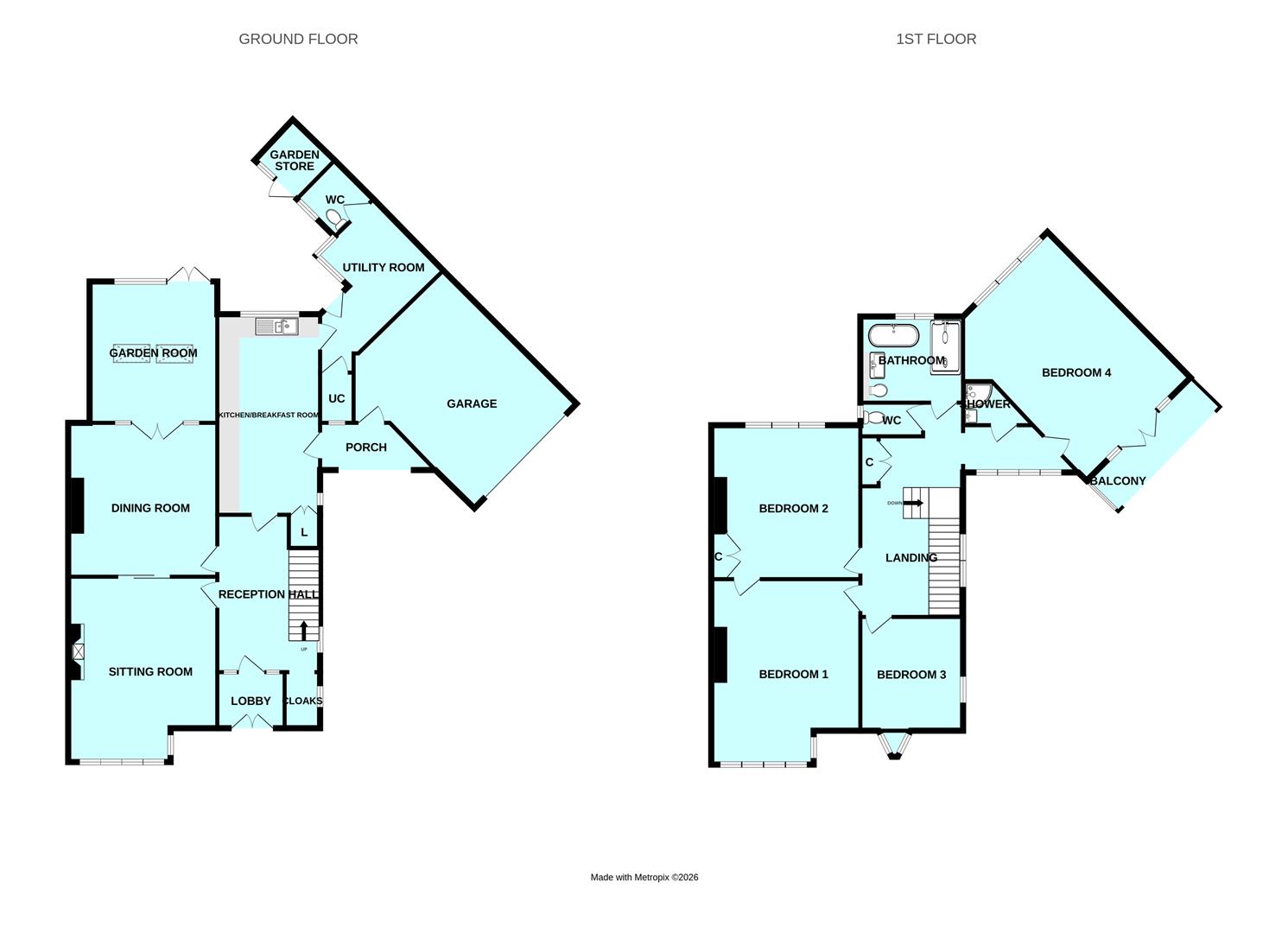 62, Glentor Road, Plymouth floorplan