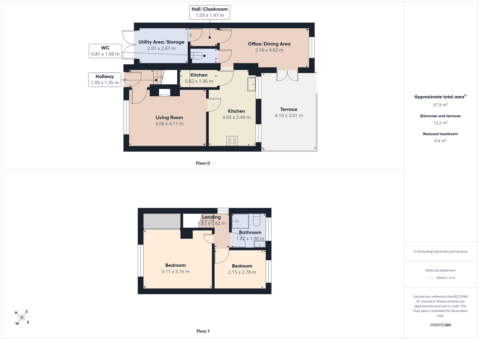 3, Geneshall Close, Stafford floorplan