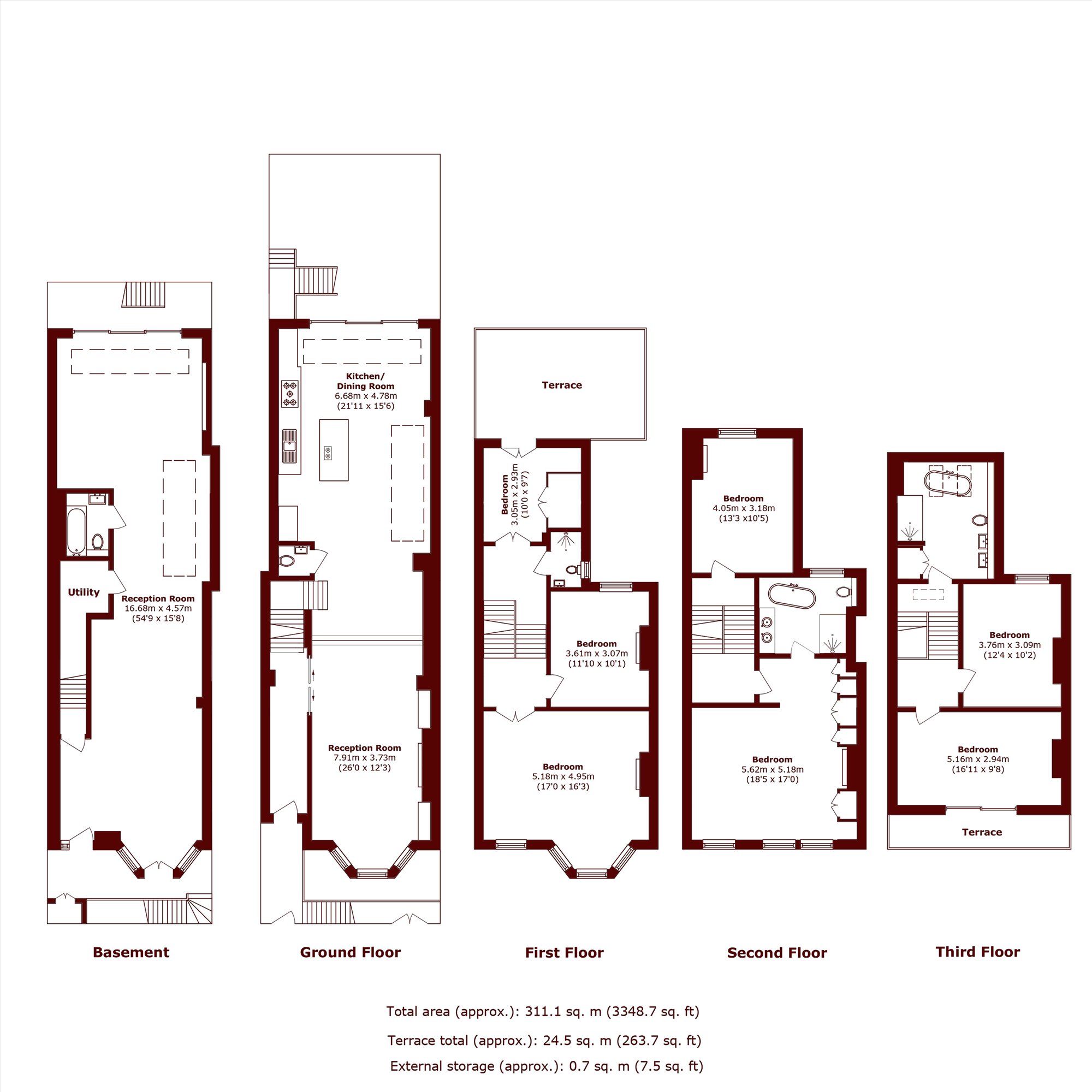 8, Radipole Road, London floorplan